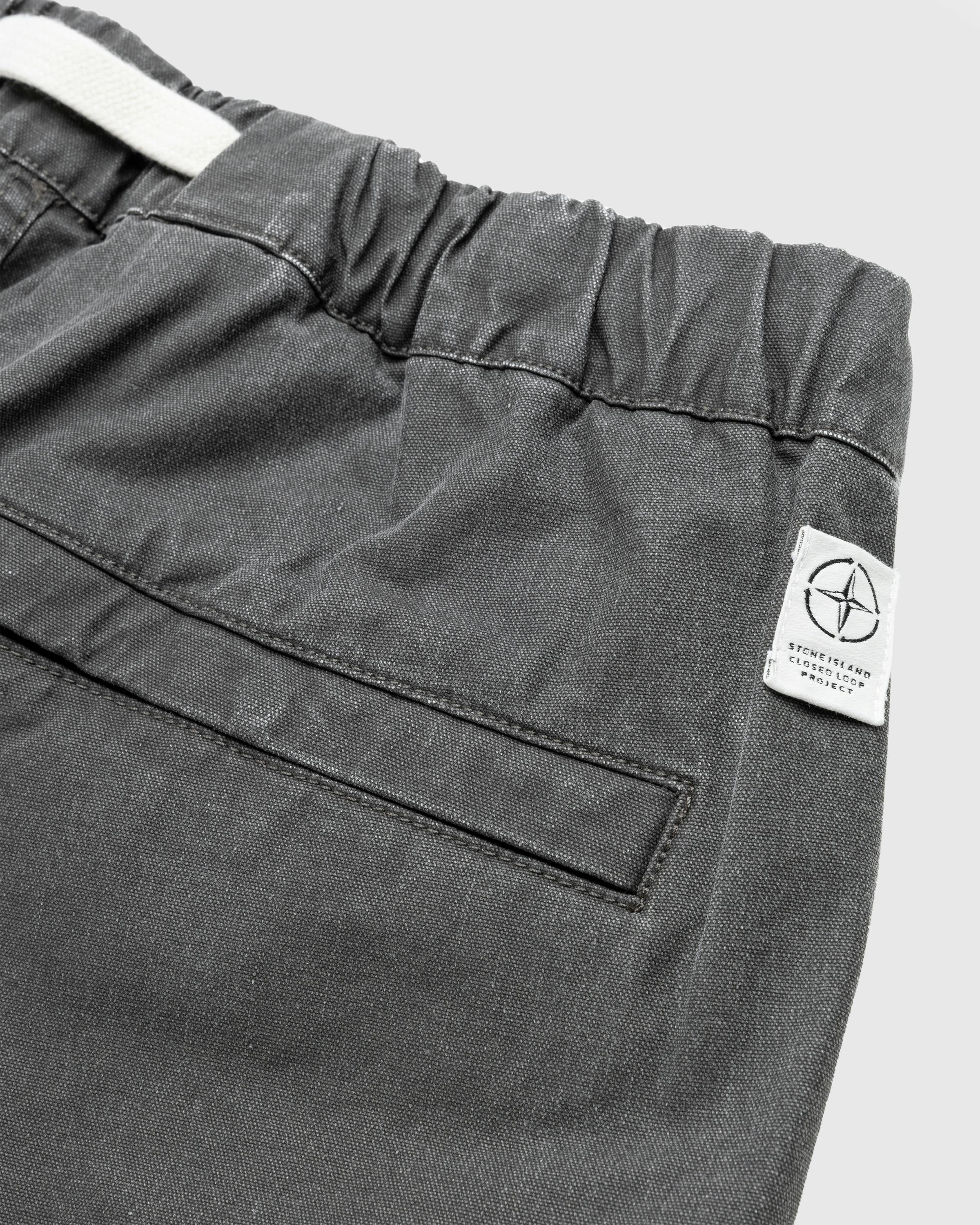 Stone Island – Drawstring Pants Lead Grey - Active Pants - Grey - Image 7