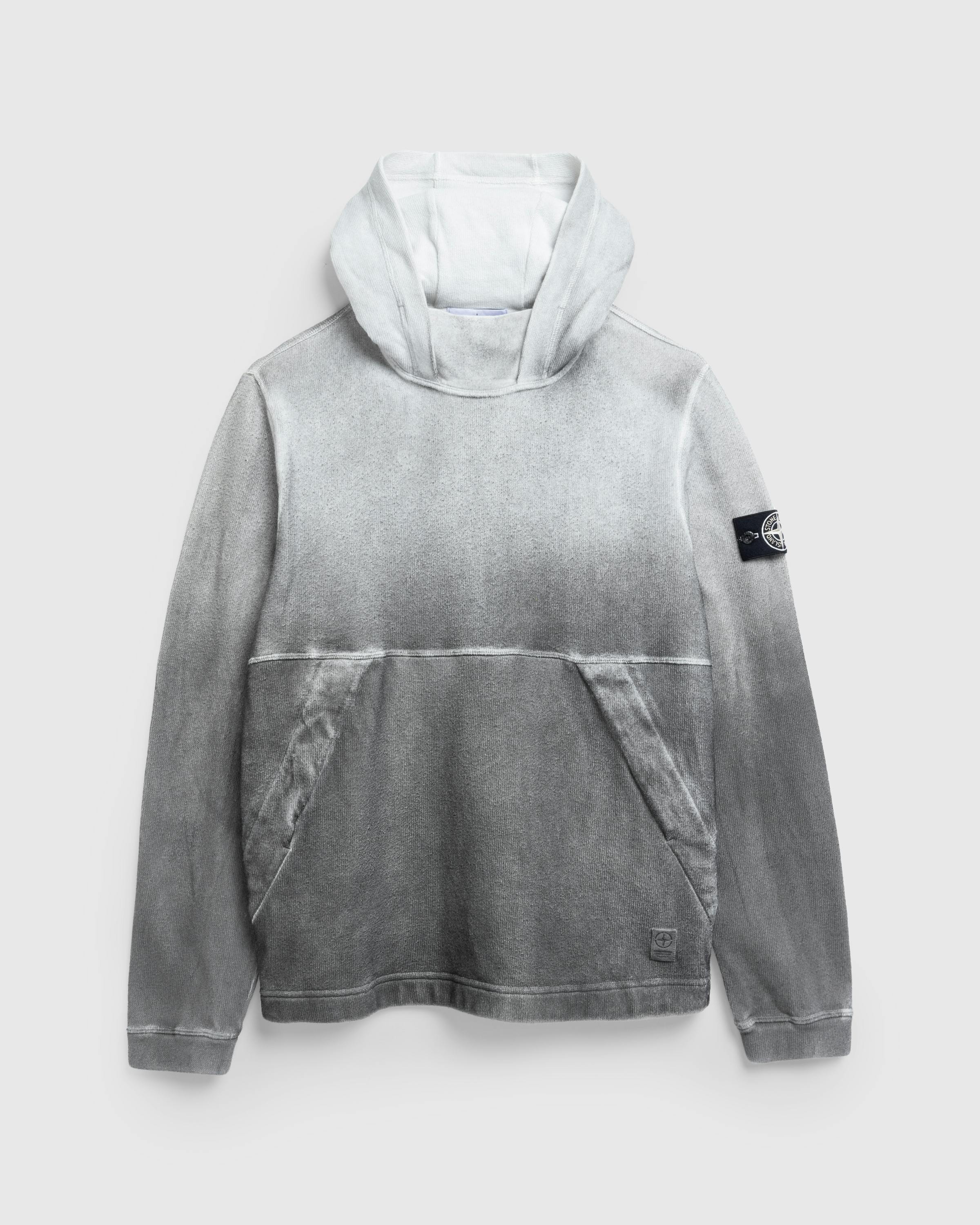 Stone Island – Hooded Sweatshirt Lead Grey - Sweatshirts - Grey - Image 1