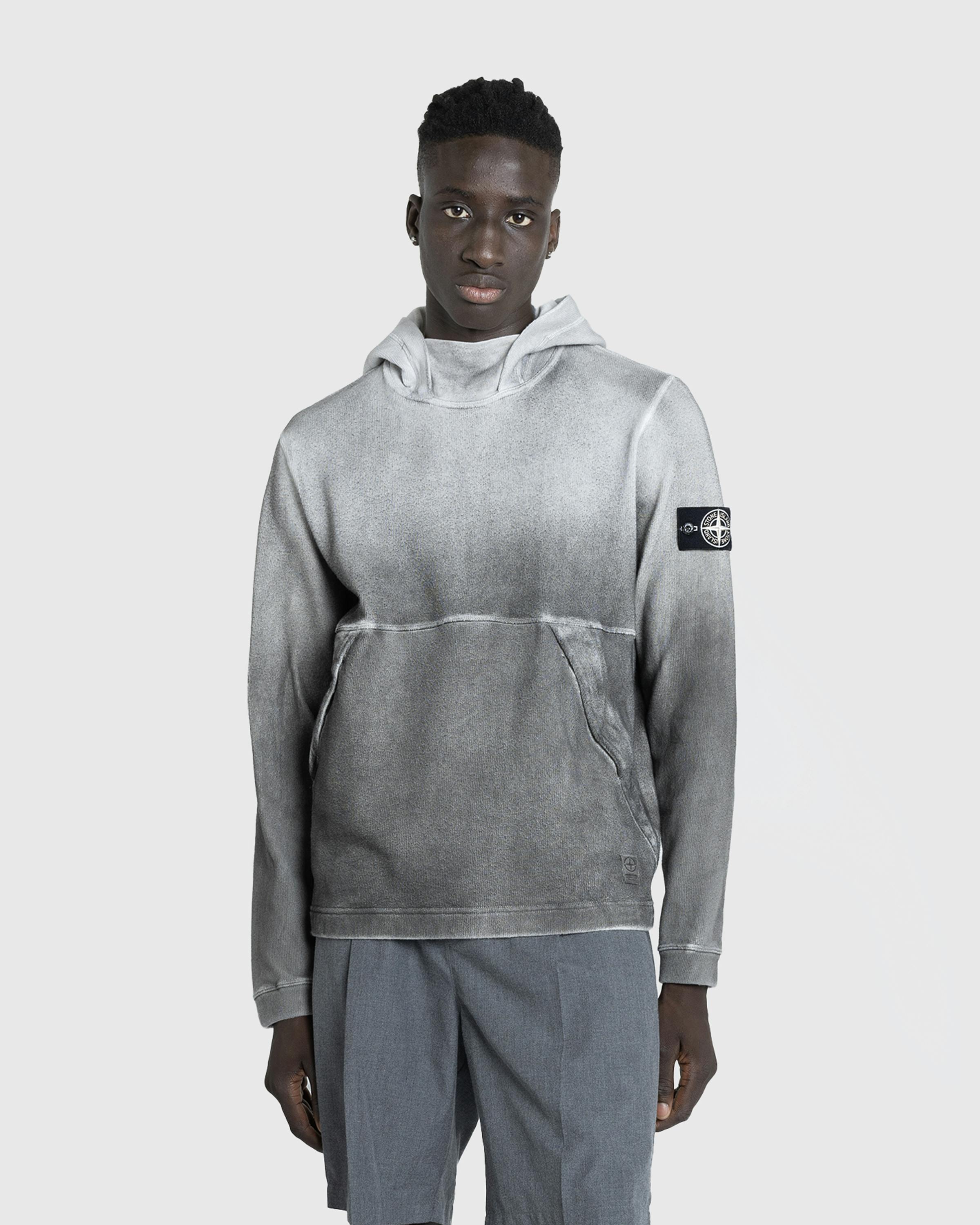 Stone Island – Hooded Sweatshirt Lead Grey - Sweatshirts - Grey - Image 2