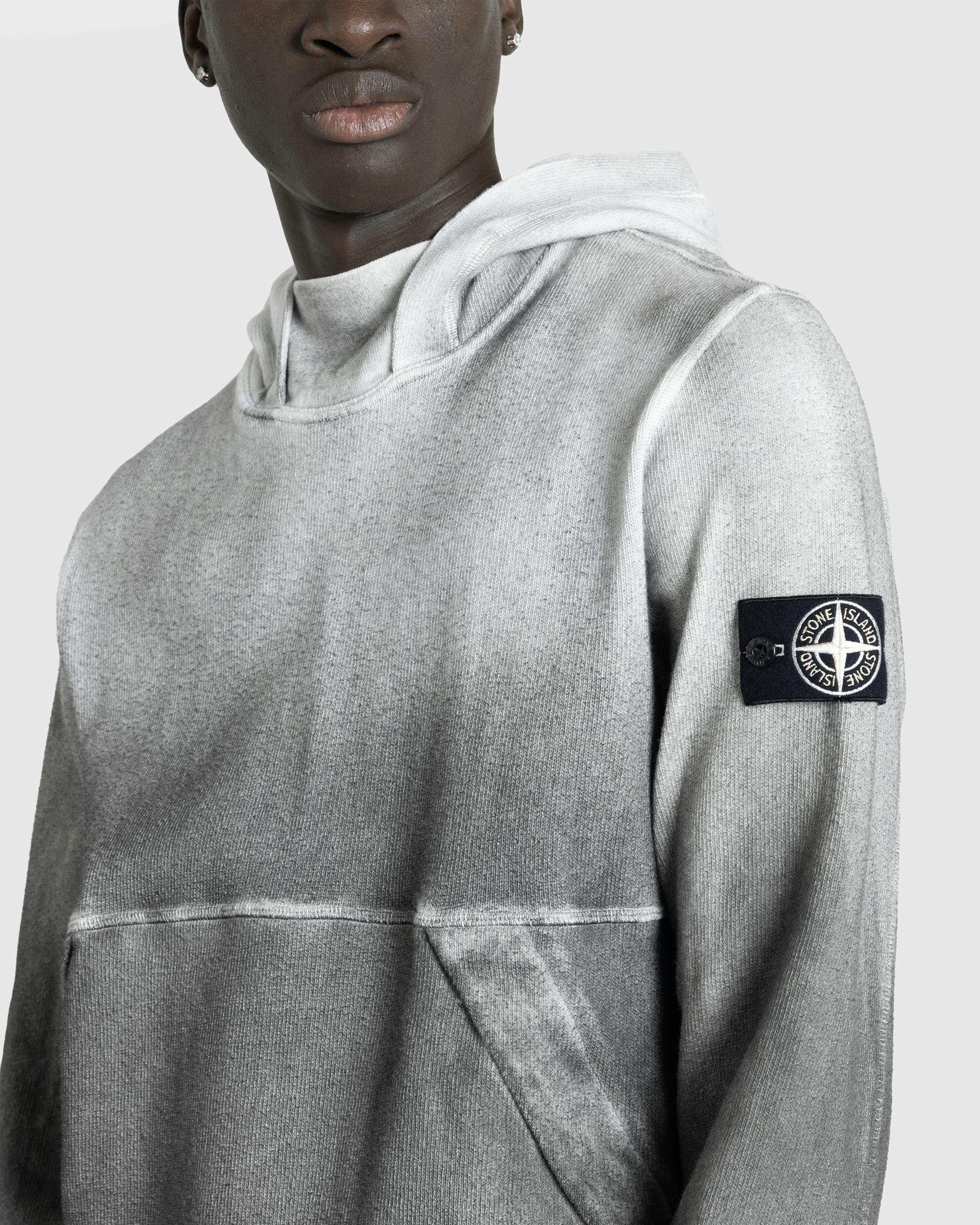 Stone Island – Hooded Sweatshirt Lead Grey - Hoodies - Grey - Image 5