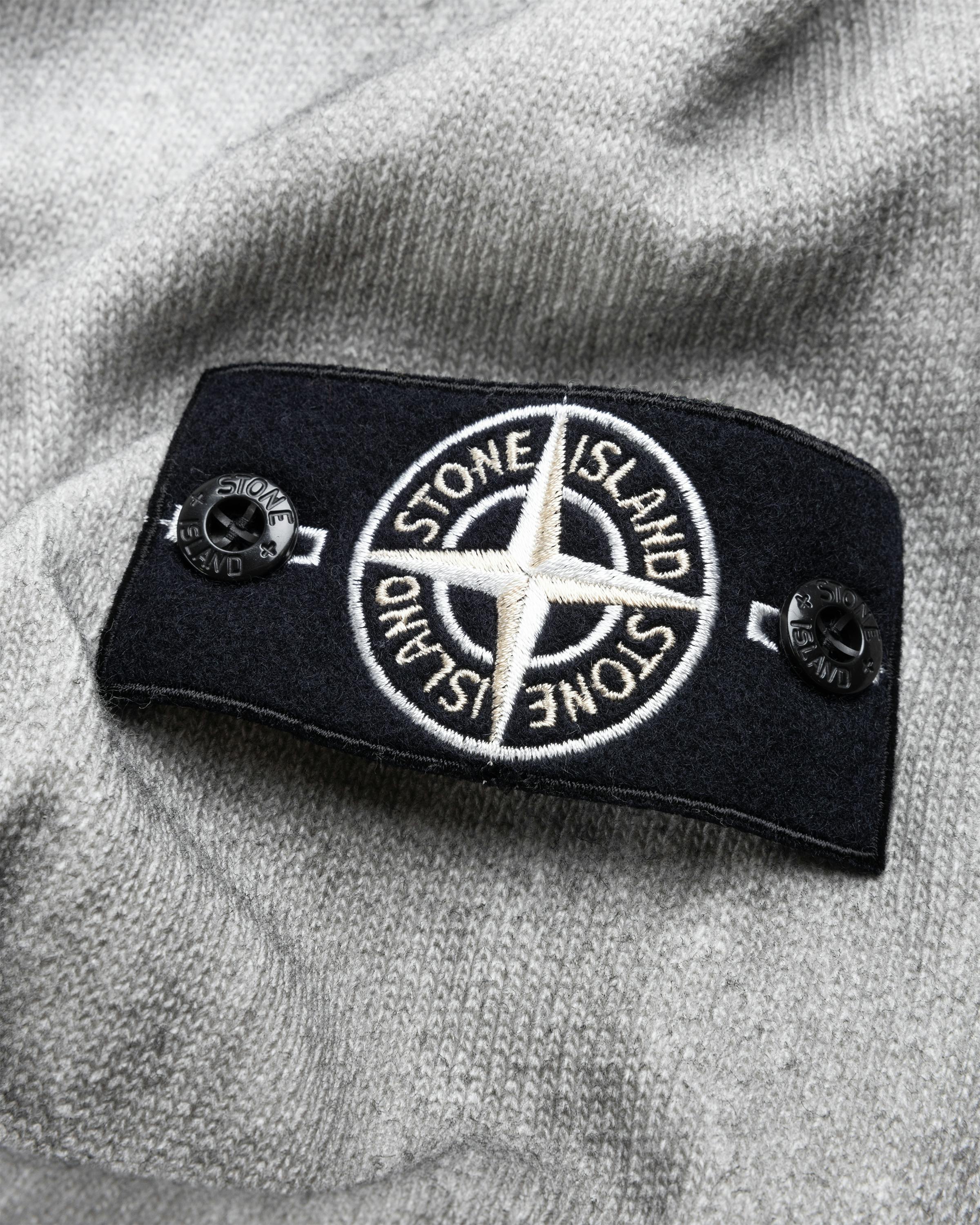 Stone Island – Hooded Sweatshirt Lead Grey - Hoodies - Grey - Image 7