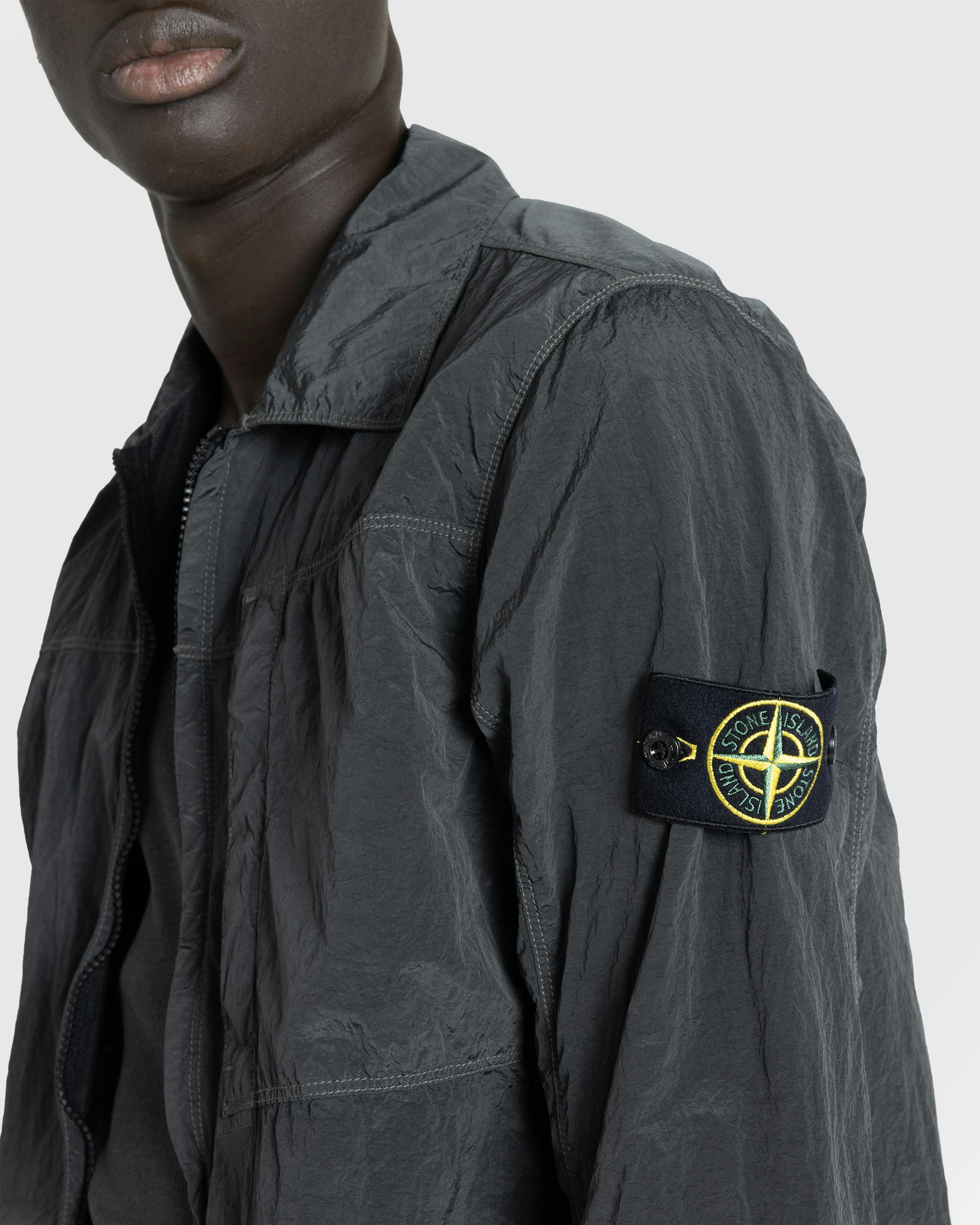 Stone Island – Nylon Metal Overshirt Lead Grey - Overshirt - Grey - Image 5