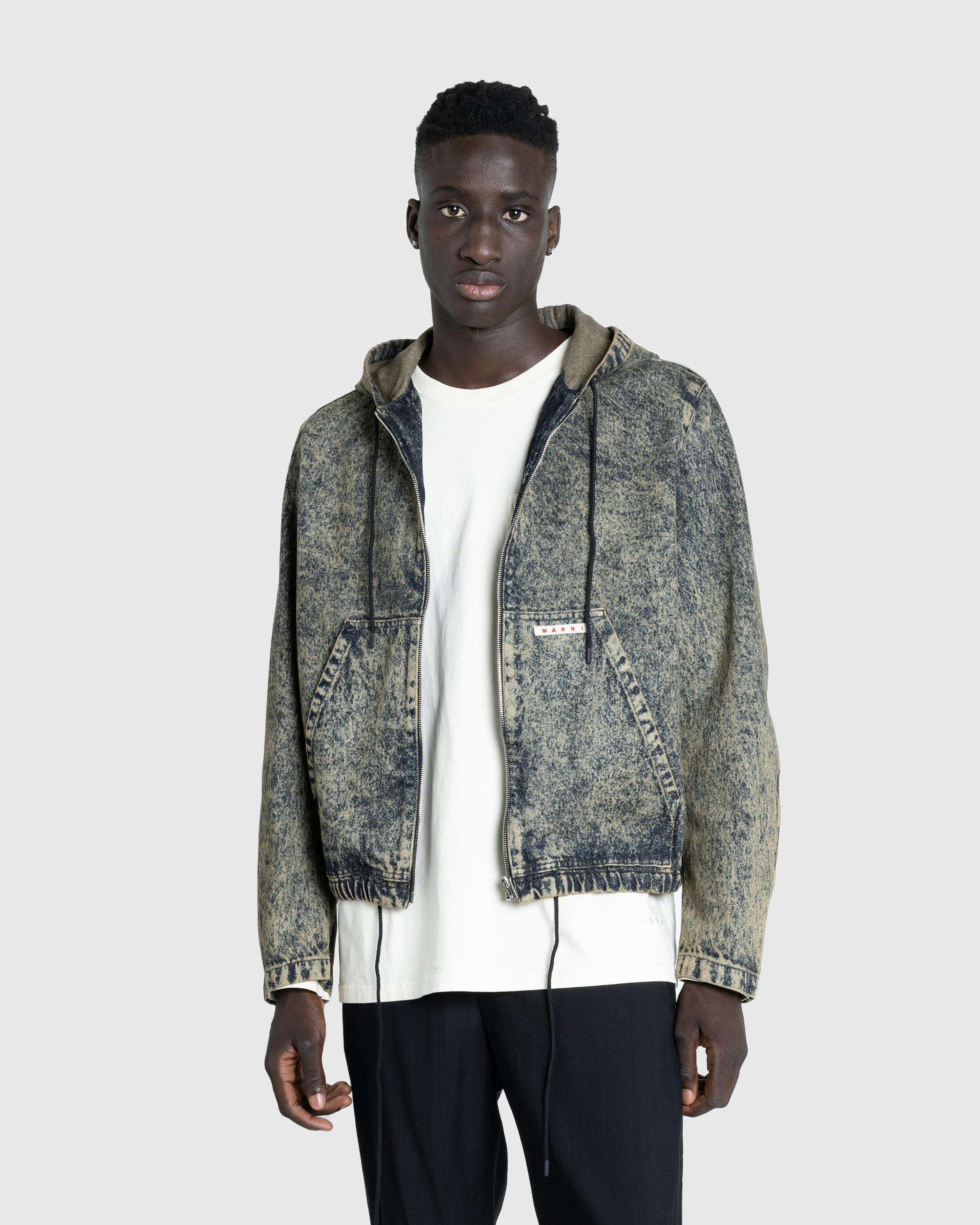 Marni – Hooded Jacket Nomad - Jackets - Green - Image 2