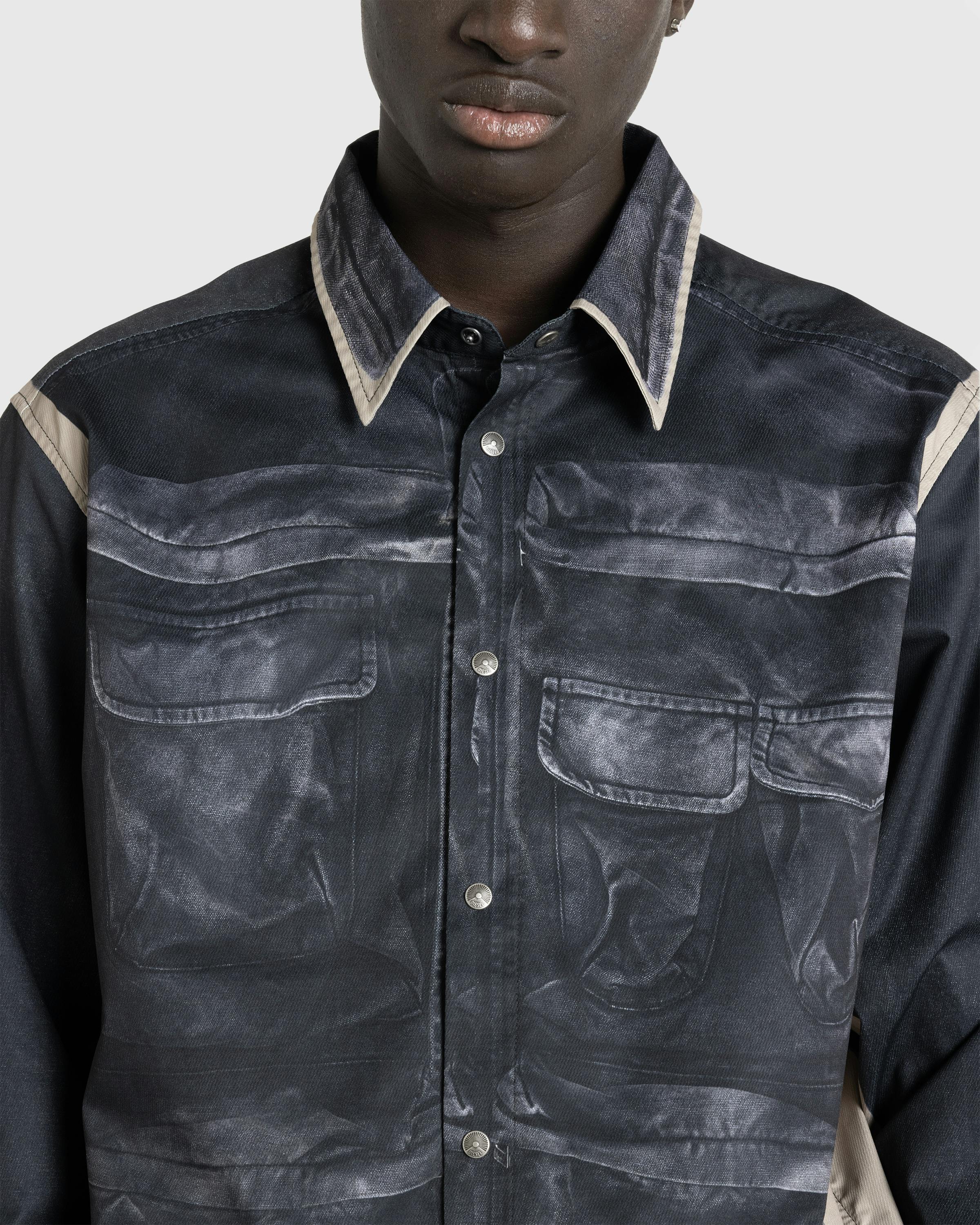 Diesel – S-After-A Shirt Black - Longsleeve Shirts - Black - Image 5