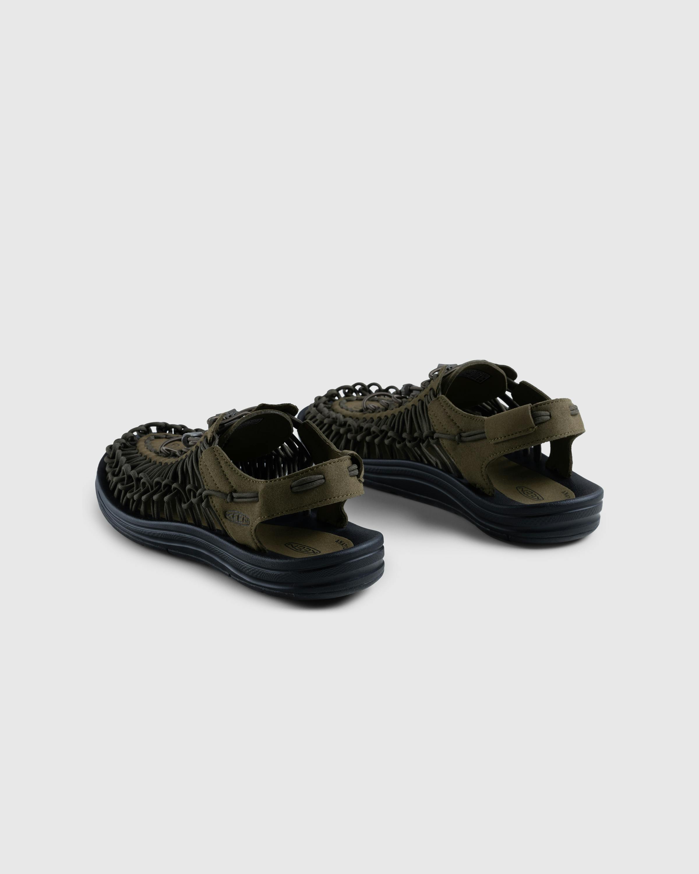 Keen – Uneek M Dark Olive/Black - Sandals - Green - Image 4