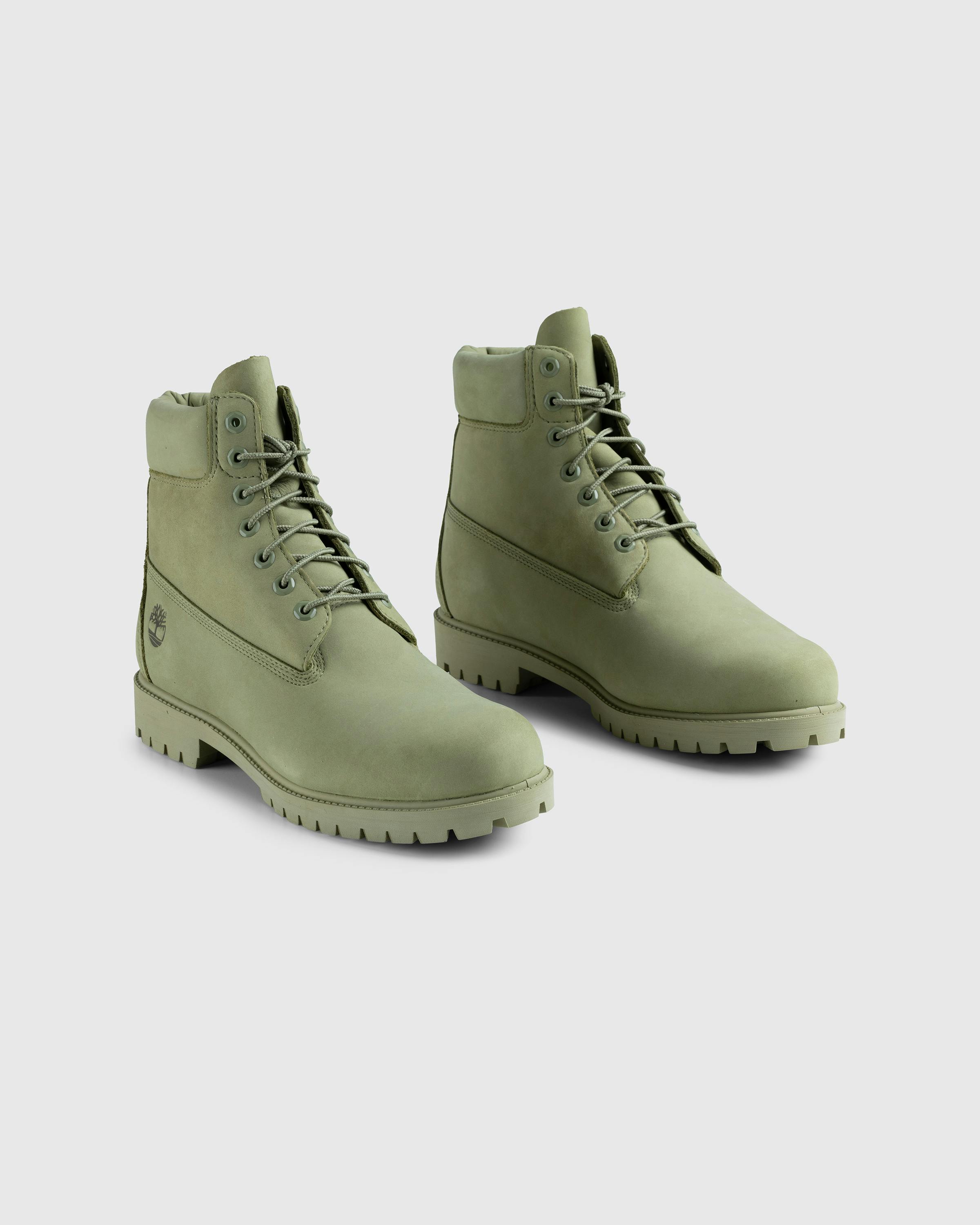 Timberland – Heritage 6-Inch Waterproof Boot Light Green Nubuck - Hiking Boots - Green - Image 3