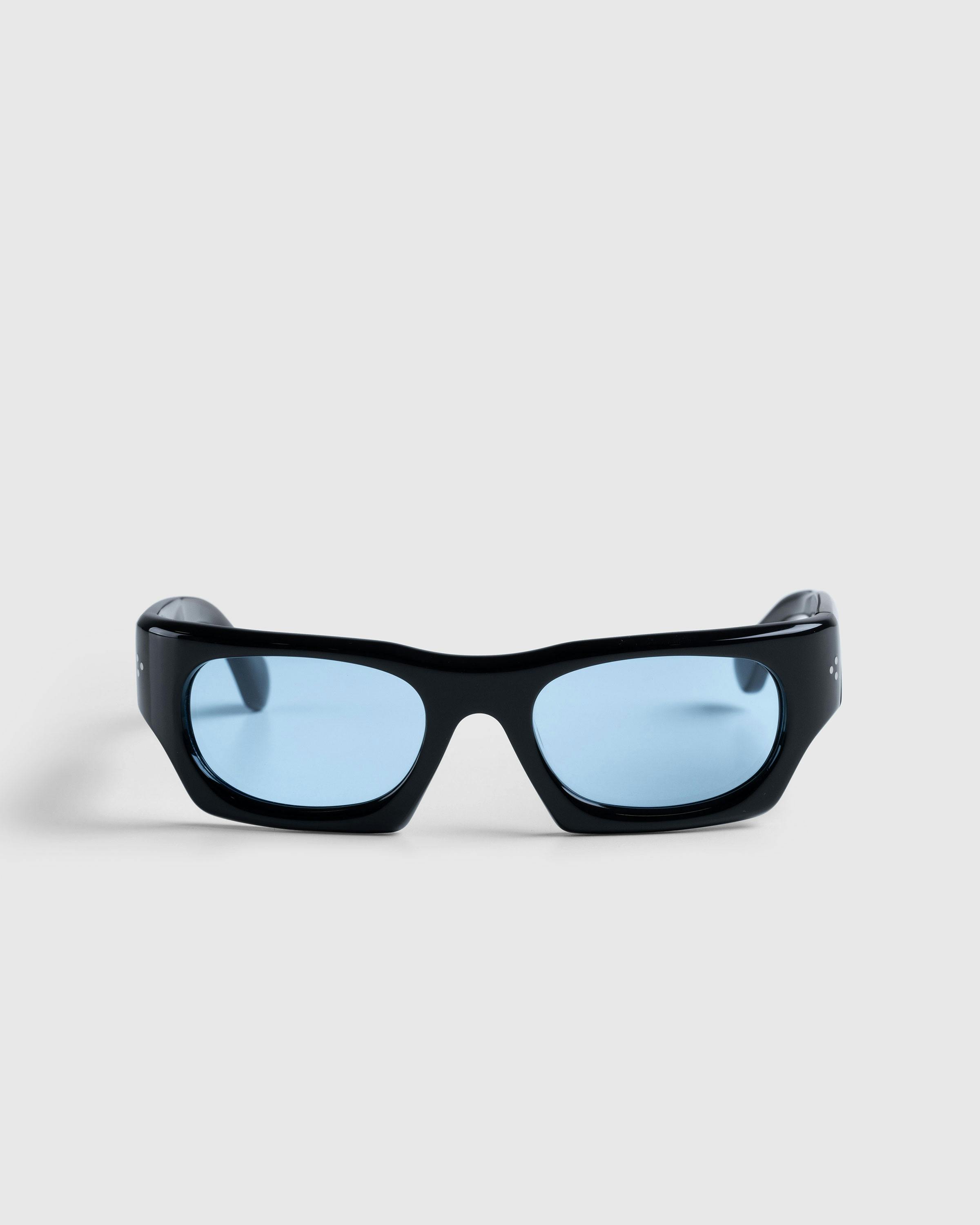 Port Tanger – Kerewan Black Acetate/Rif Blue Lens - Sunglasses - Blue - Image 1