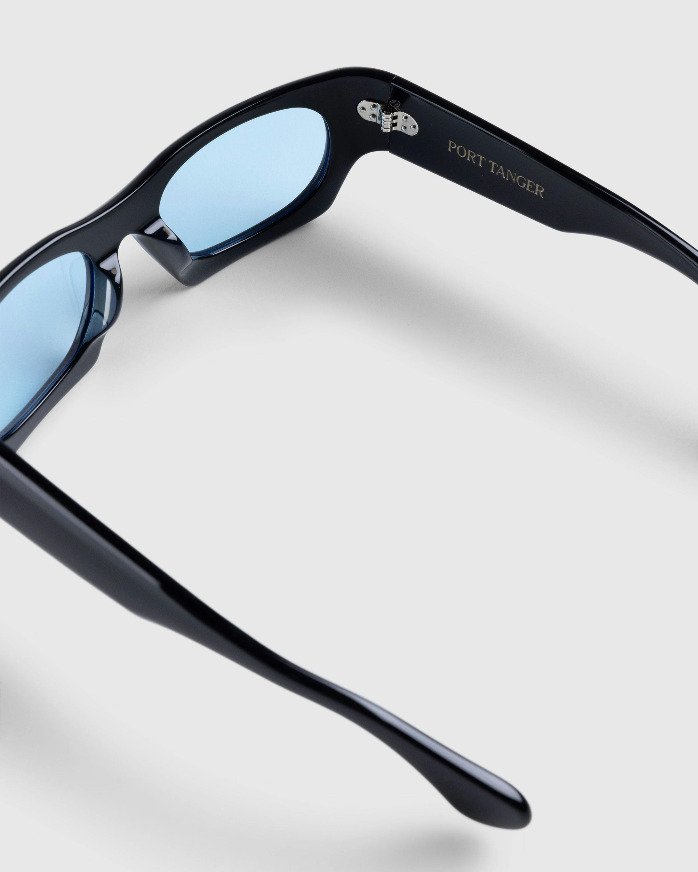 Port Tanger – Kerewan Black Acetate/Rif Blue Lens - Sunglasses - Blue - Image 3