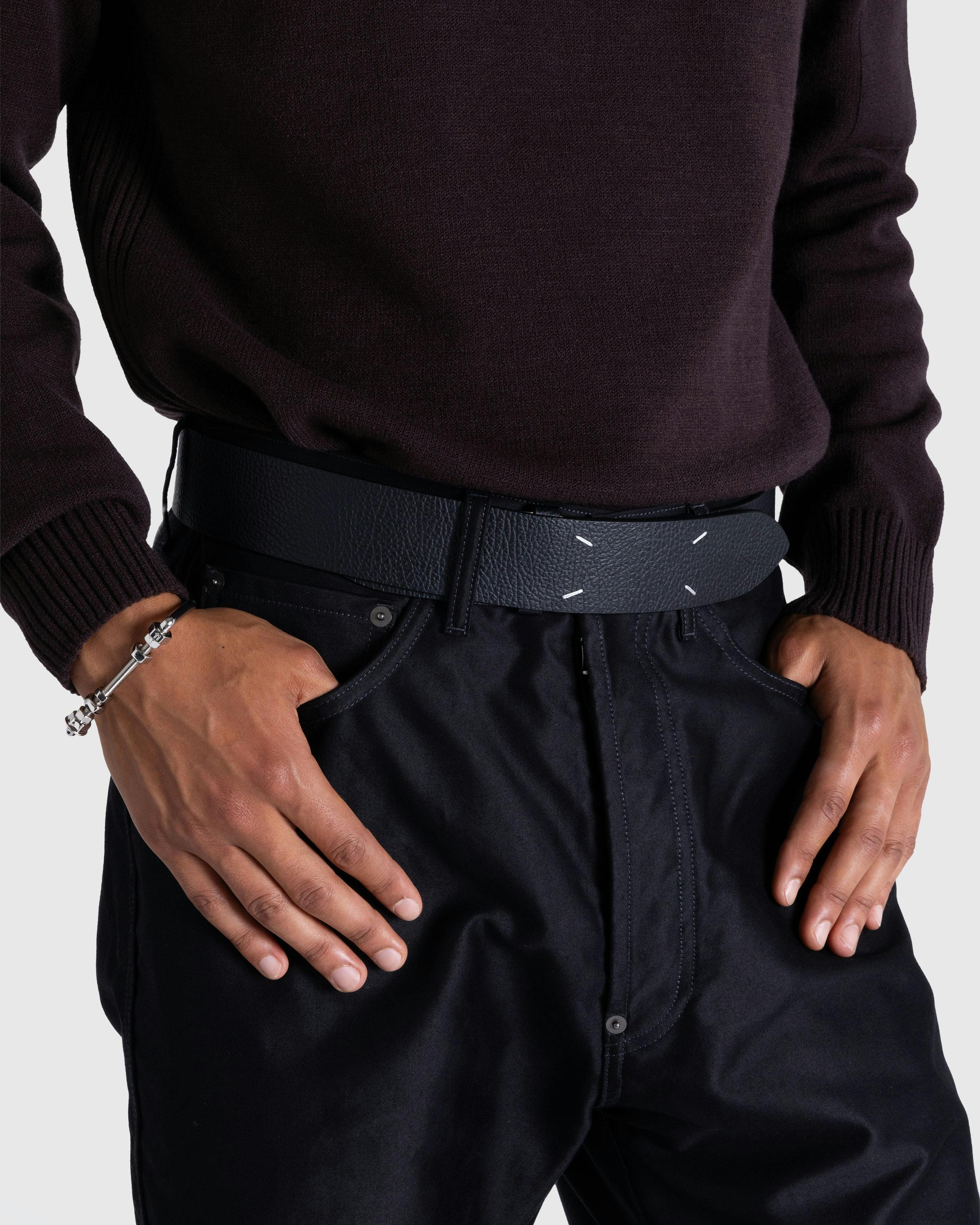 Maison Margiela Four Stitches Belt Black Highsnobiety Shop