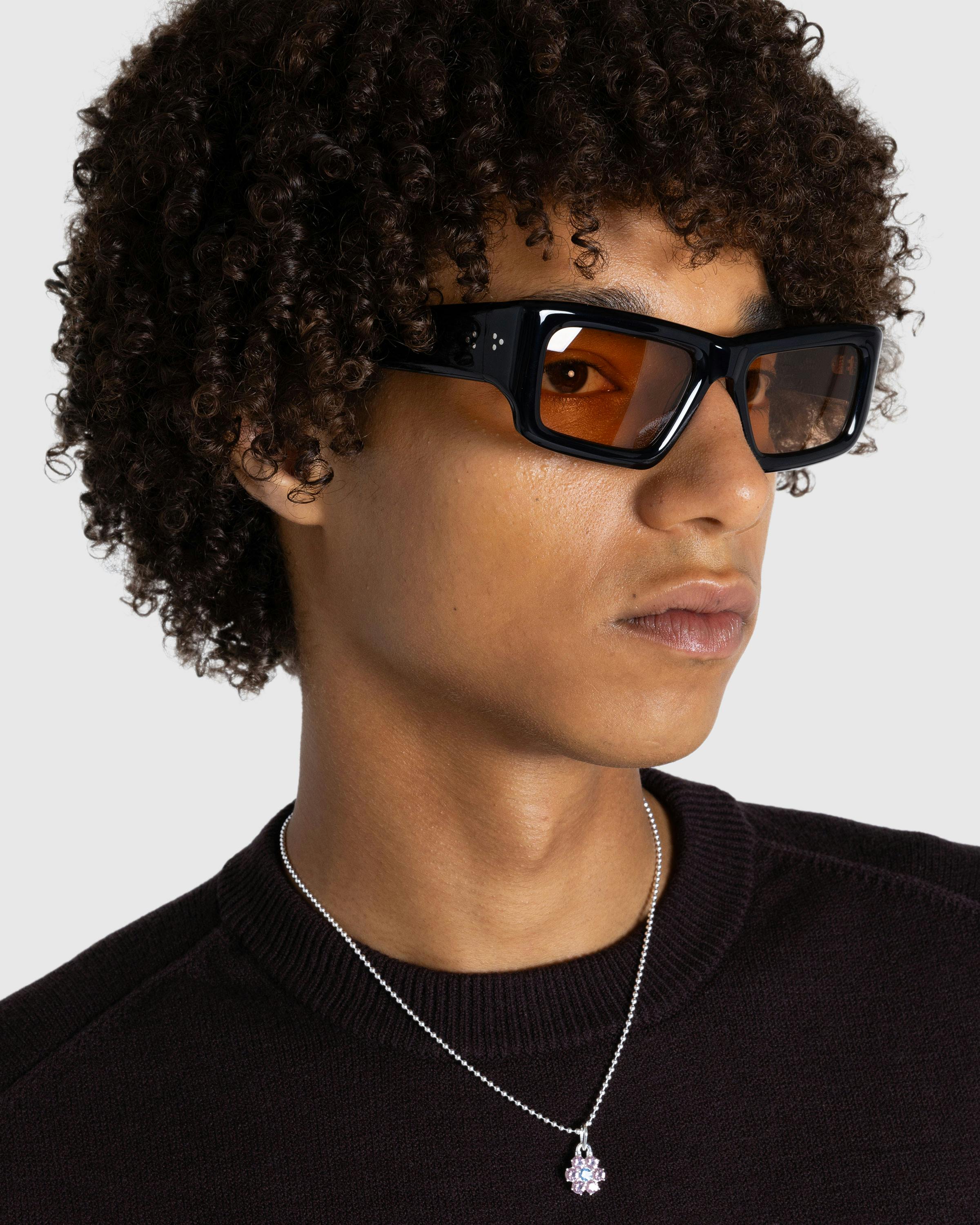 Port Tanger – Sabea Black Acetate/Amber Lens - Sunglasses - Orange - Image 2