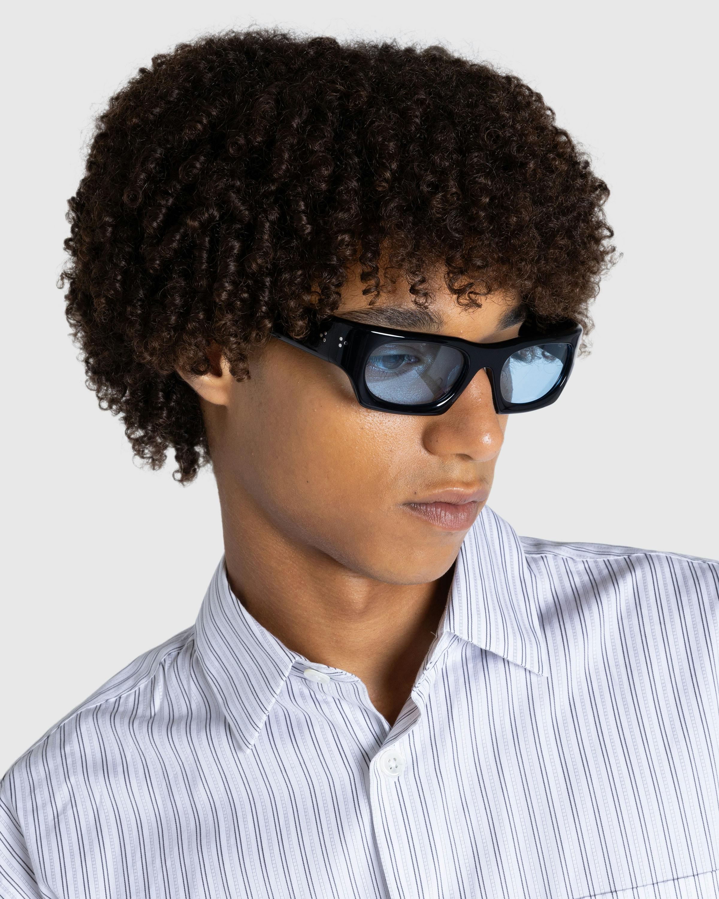 Port Tanger – Kerewan Black Acetate/Rif Blue Lens - Sunglasses - Blue - Image 2