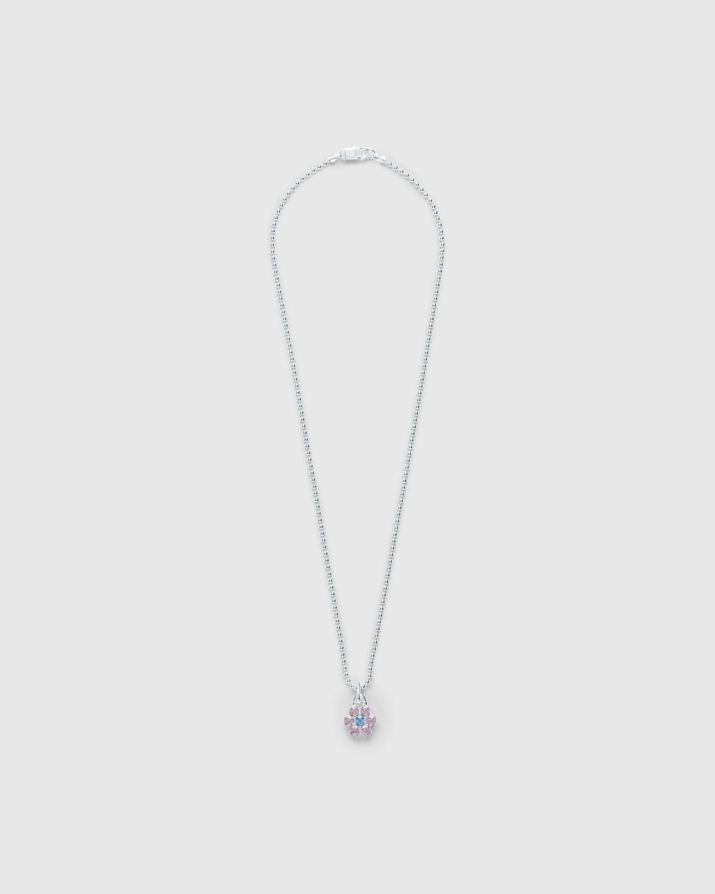 Hatton Labs – Daisy Pendant Sterling Silver/Morganite - Necklaces - Silver - Image 1