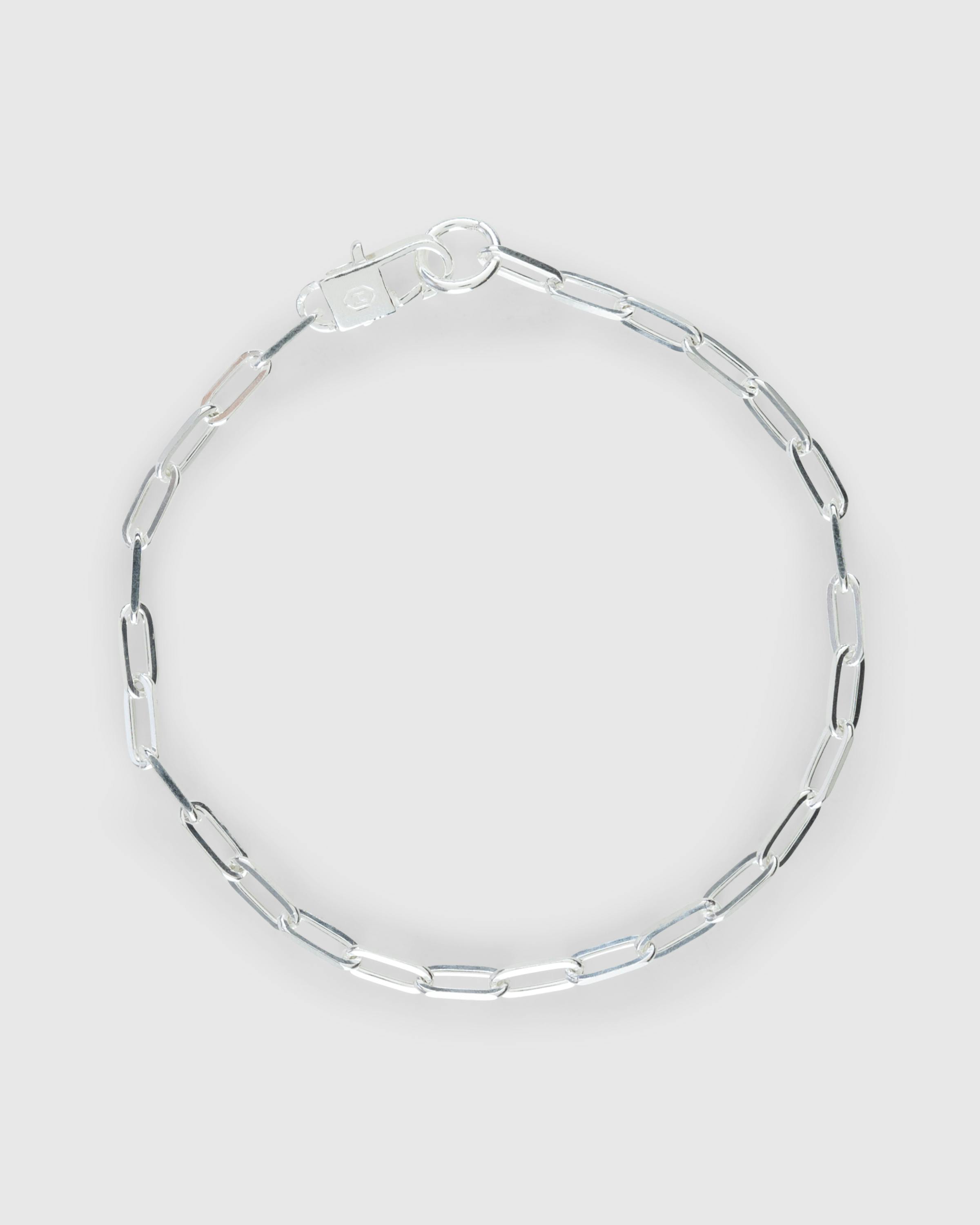 Hatton Labs – Paperclip Bracelet Sterling Silver - Bracelets - Silver - Image 1