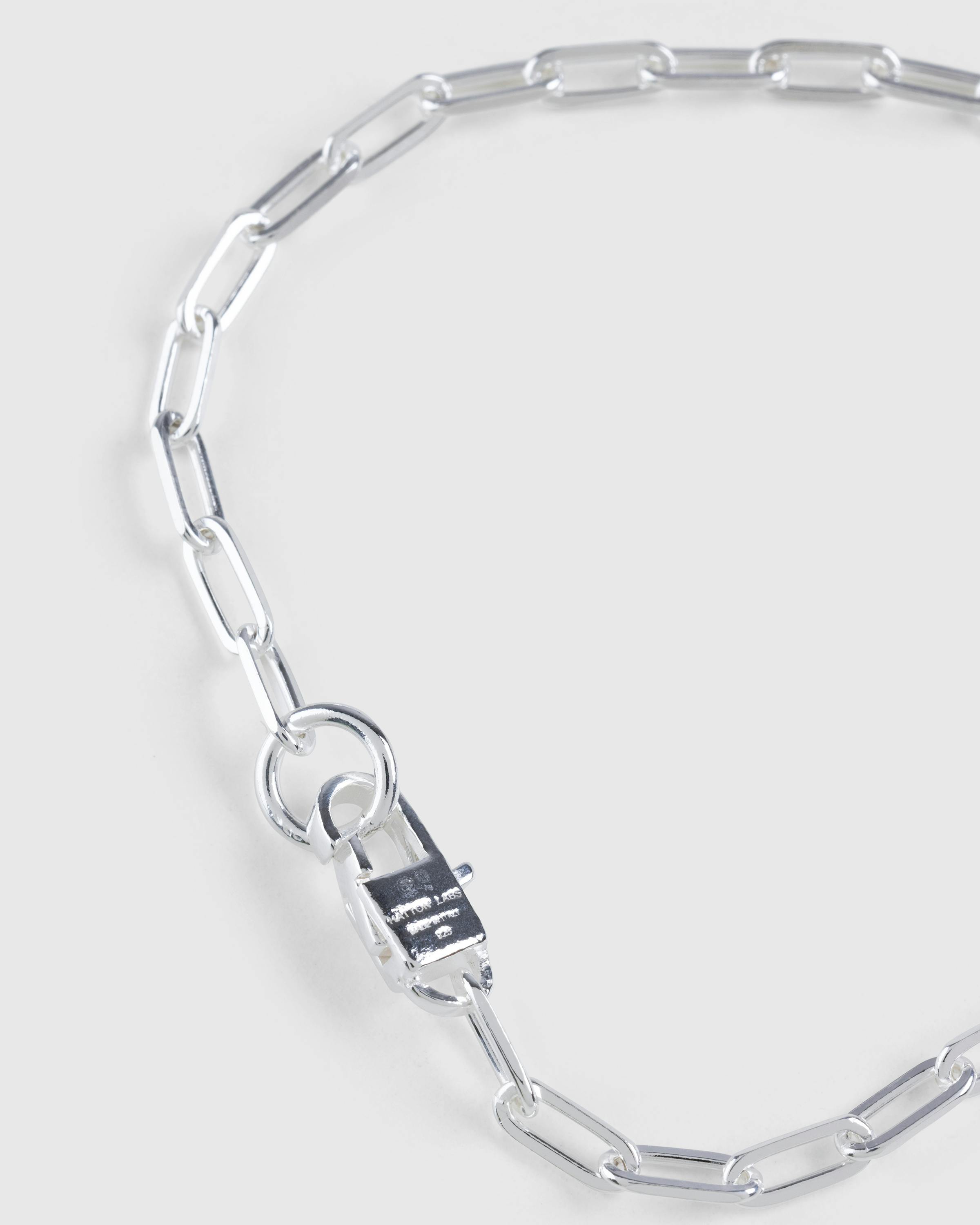 Hatton Labs – Paperclip Bracelet Sterling Silver - Bracelets - Silver - Image 3