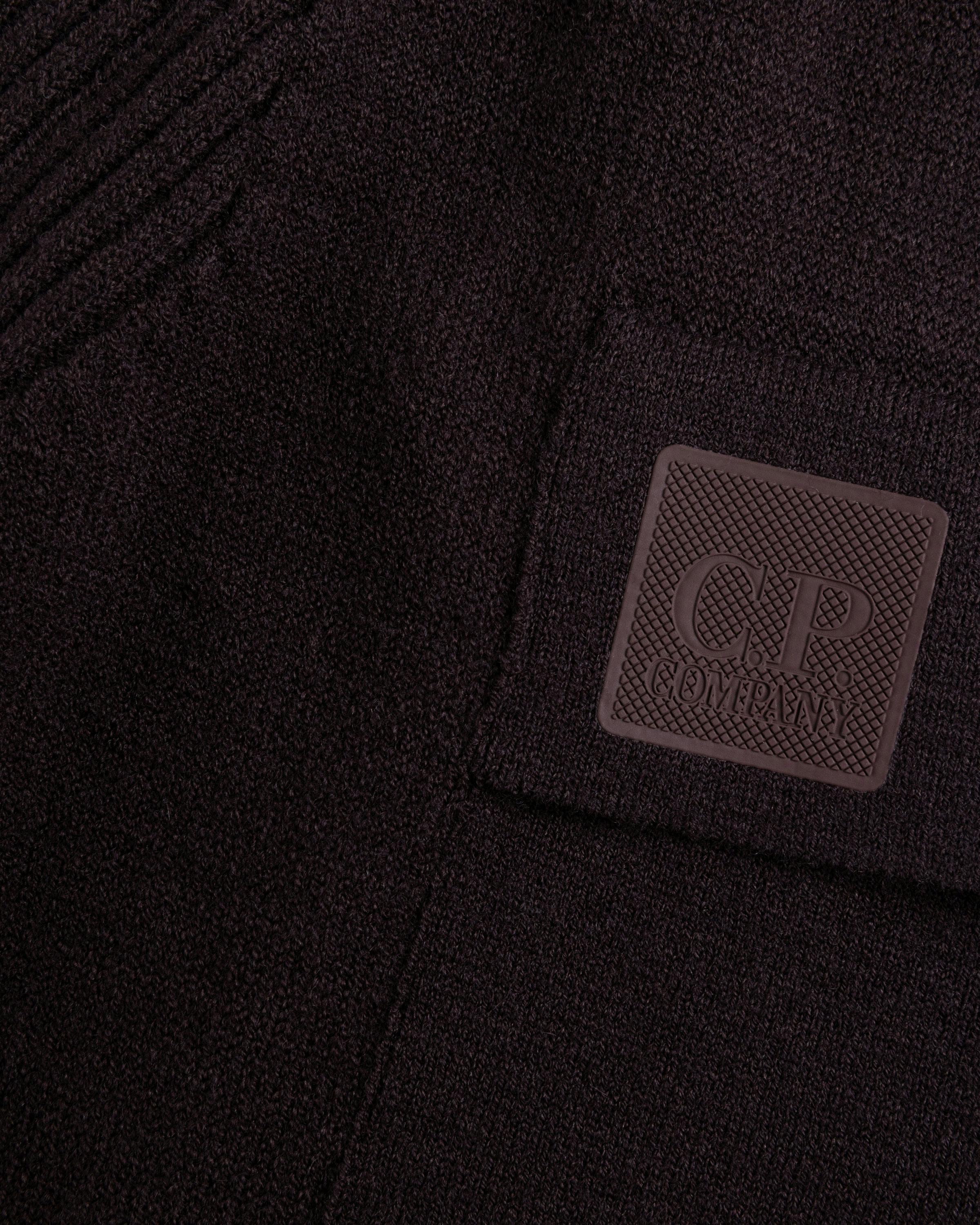 C.P. Company – Metropolis Series Extra Fine Merino Wool Crewneck Knit Rum Baisin - Crewnecks - Brown - Image 7