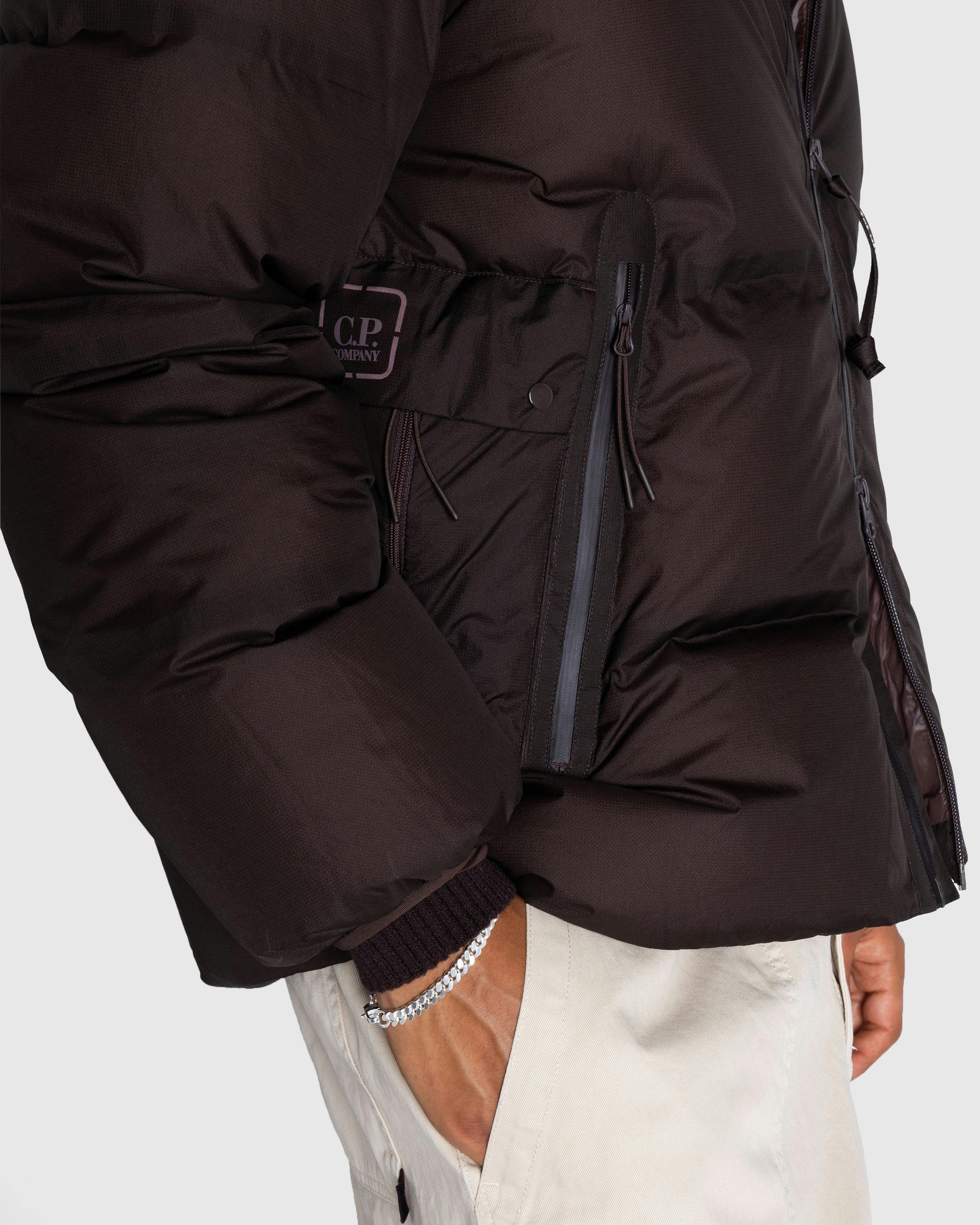 C.P. Company – Metropolis Series Pertex Hooded Down Jacket Rum Raisin - Down Jackets - Brown - Image 5