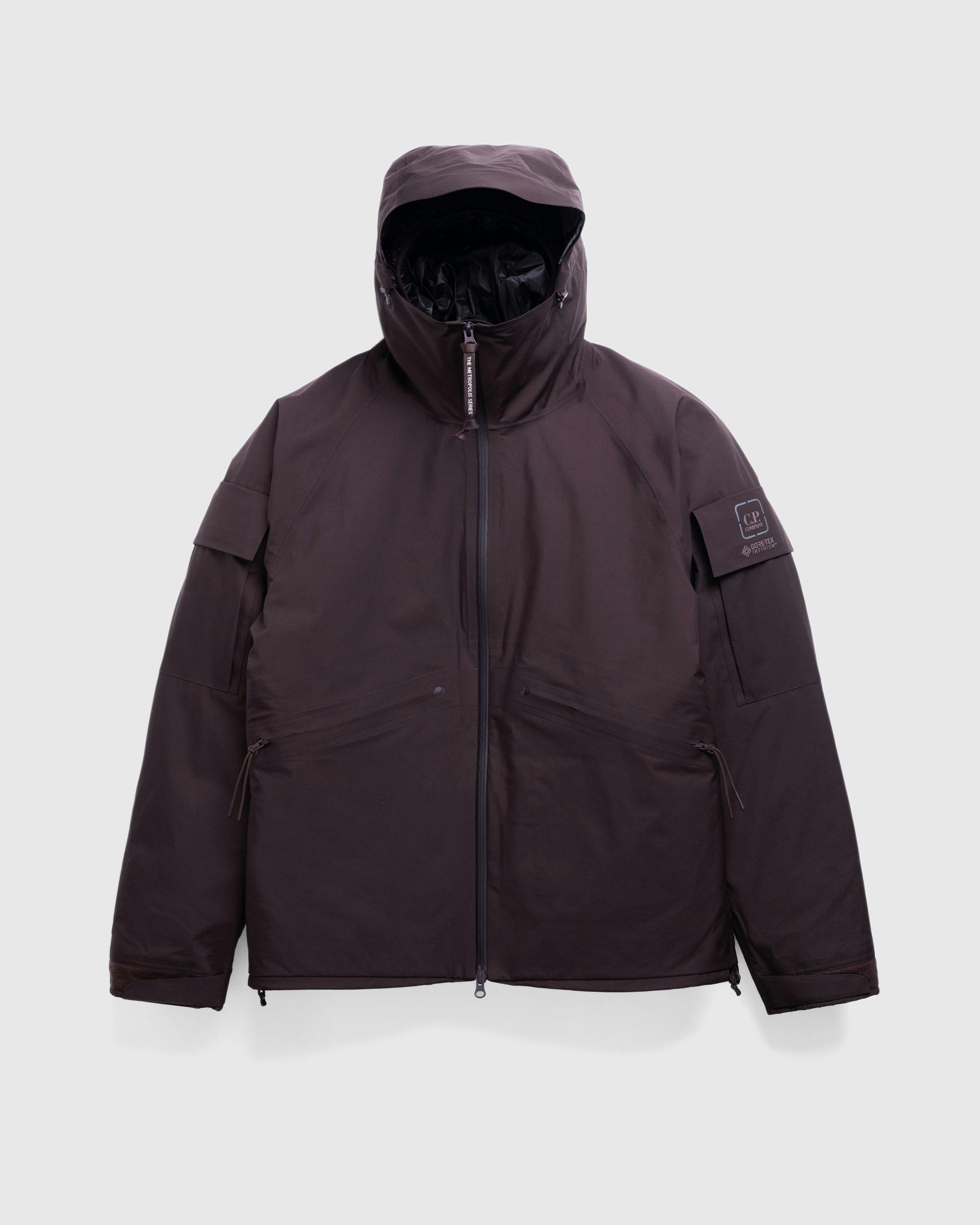 C.P. Company – Metropolis Series GORE-TEX 3L INFINIUM Anorak Rum Raisin - Windbreakers - Brown - Image 1