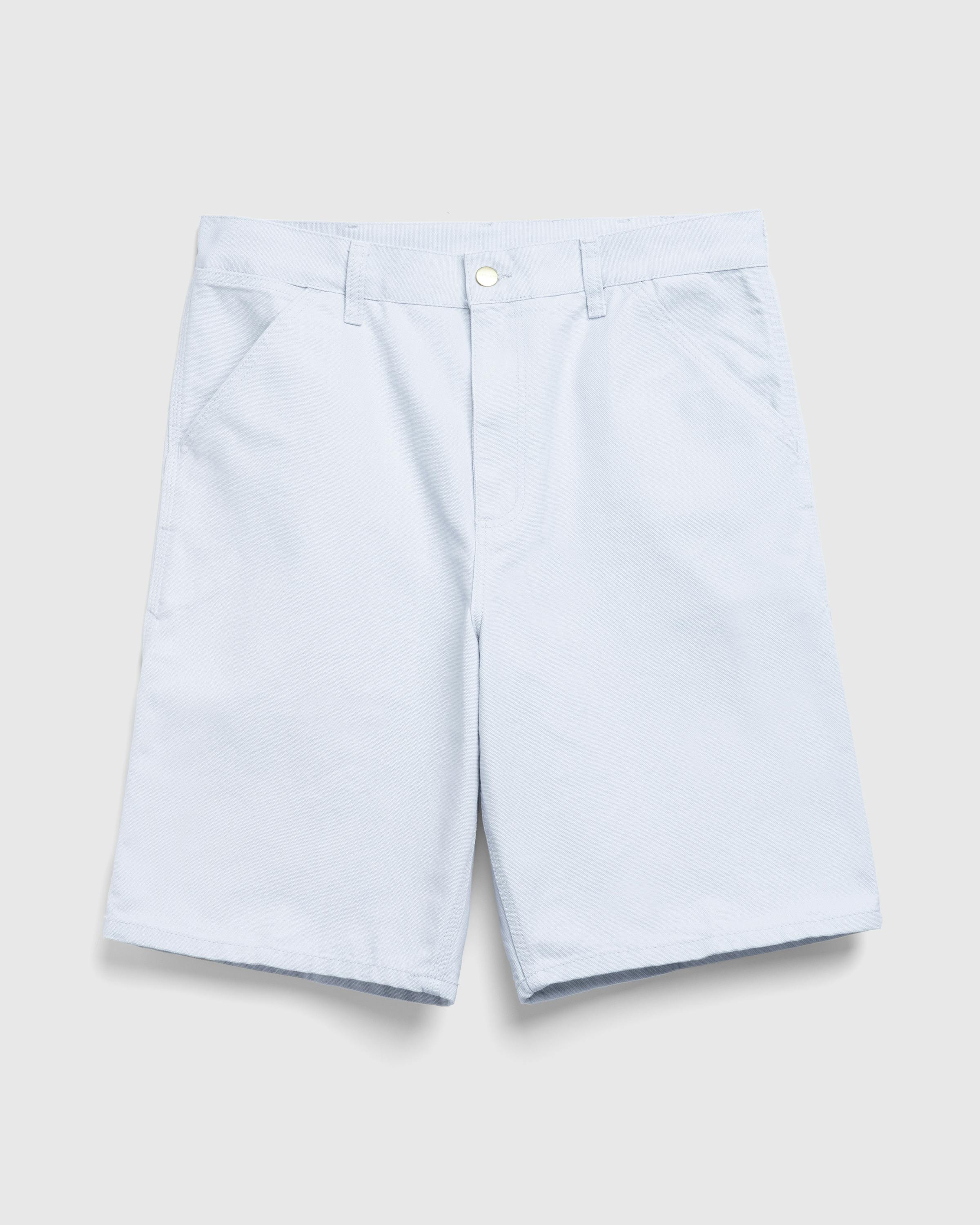 Carhartt WIP – Single Knee Short Basalt/Rinsed - Bermuda Cuts - Blue - Image 1