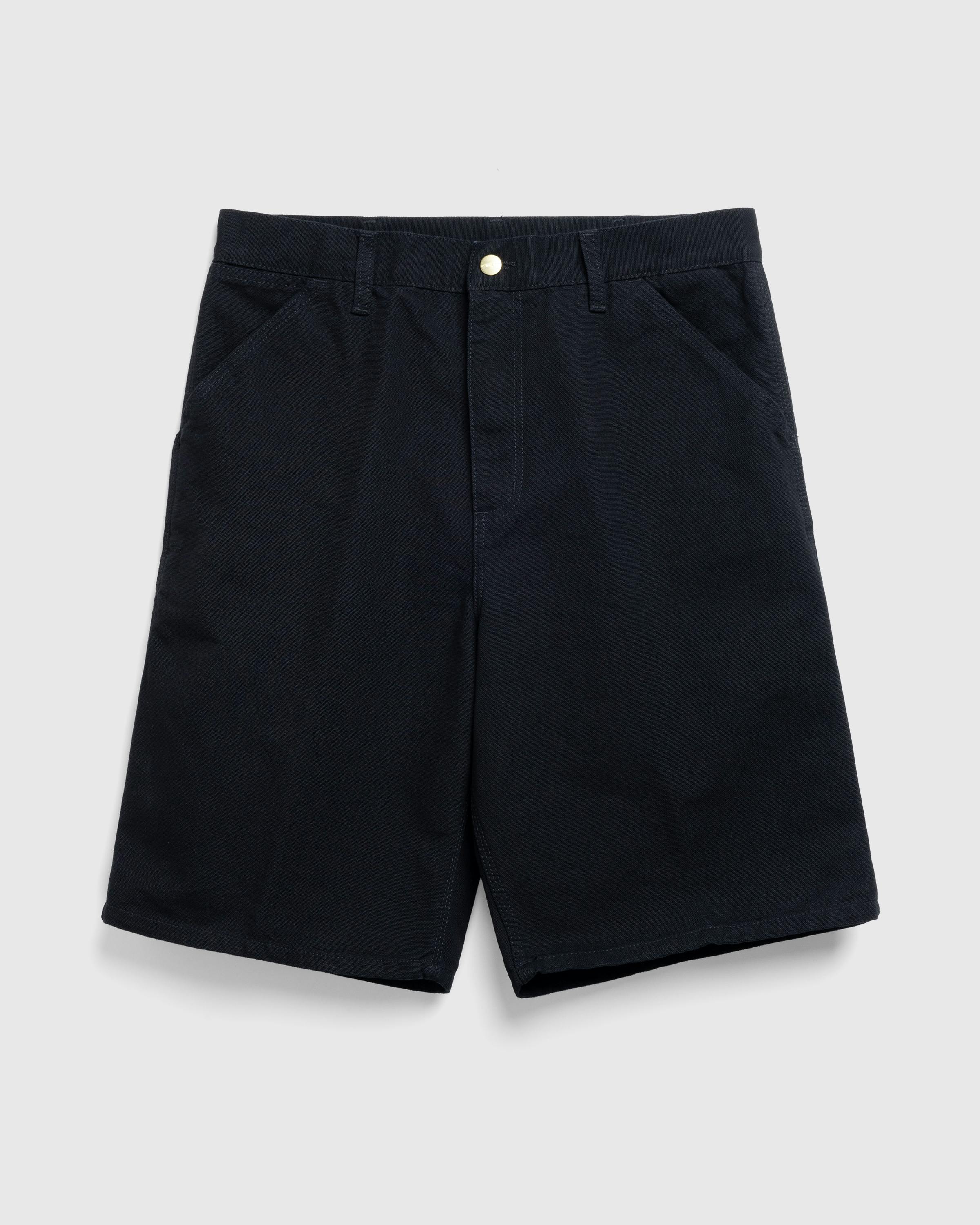 Carhartt WIP – Single Knee Short Black/Rinsed - Active Shorts - Black - Image 1