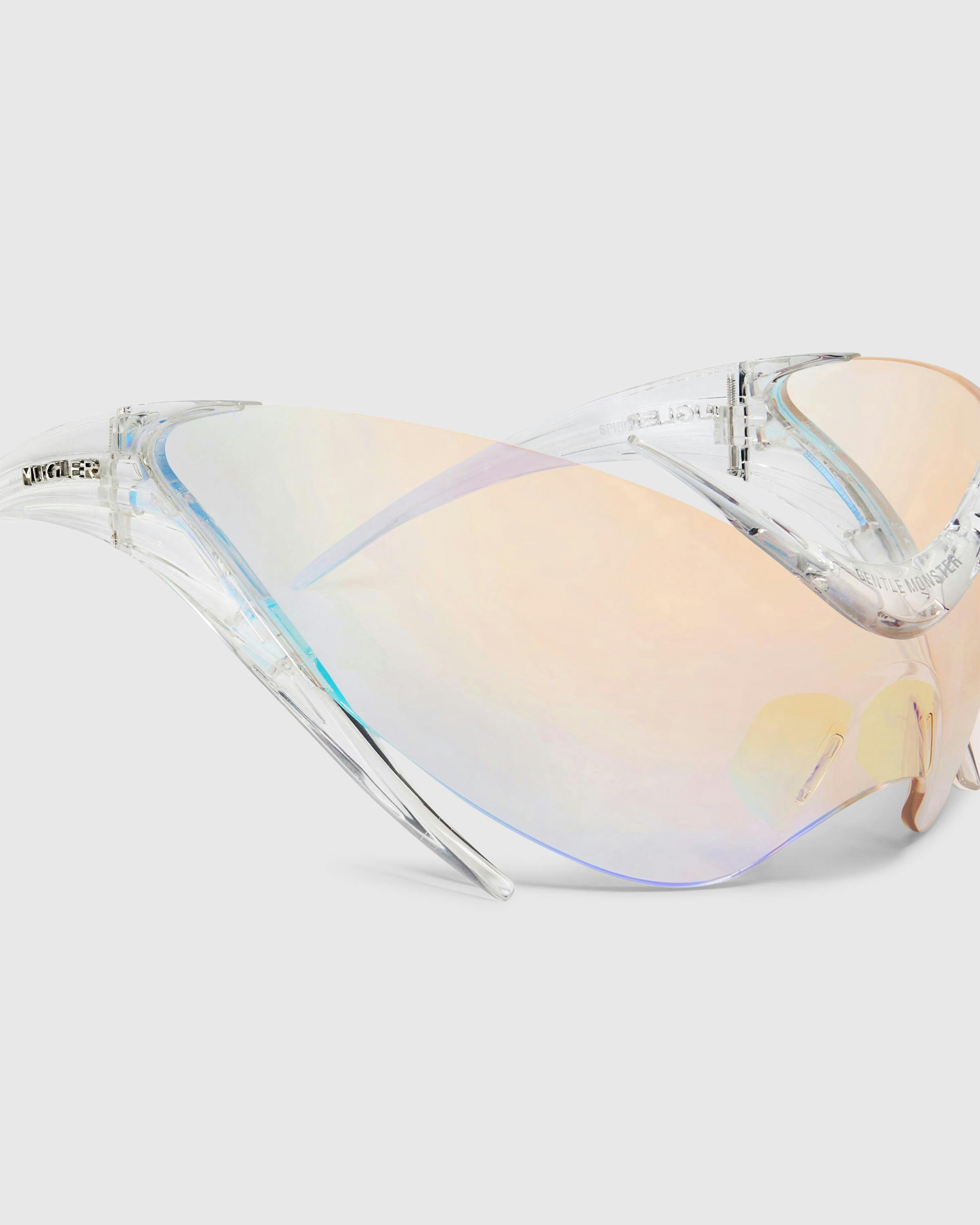 Mugler x Gentle Monster – Spiral 01 Clear - Sunglasses - Transparent - Image 4