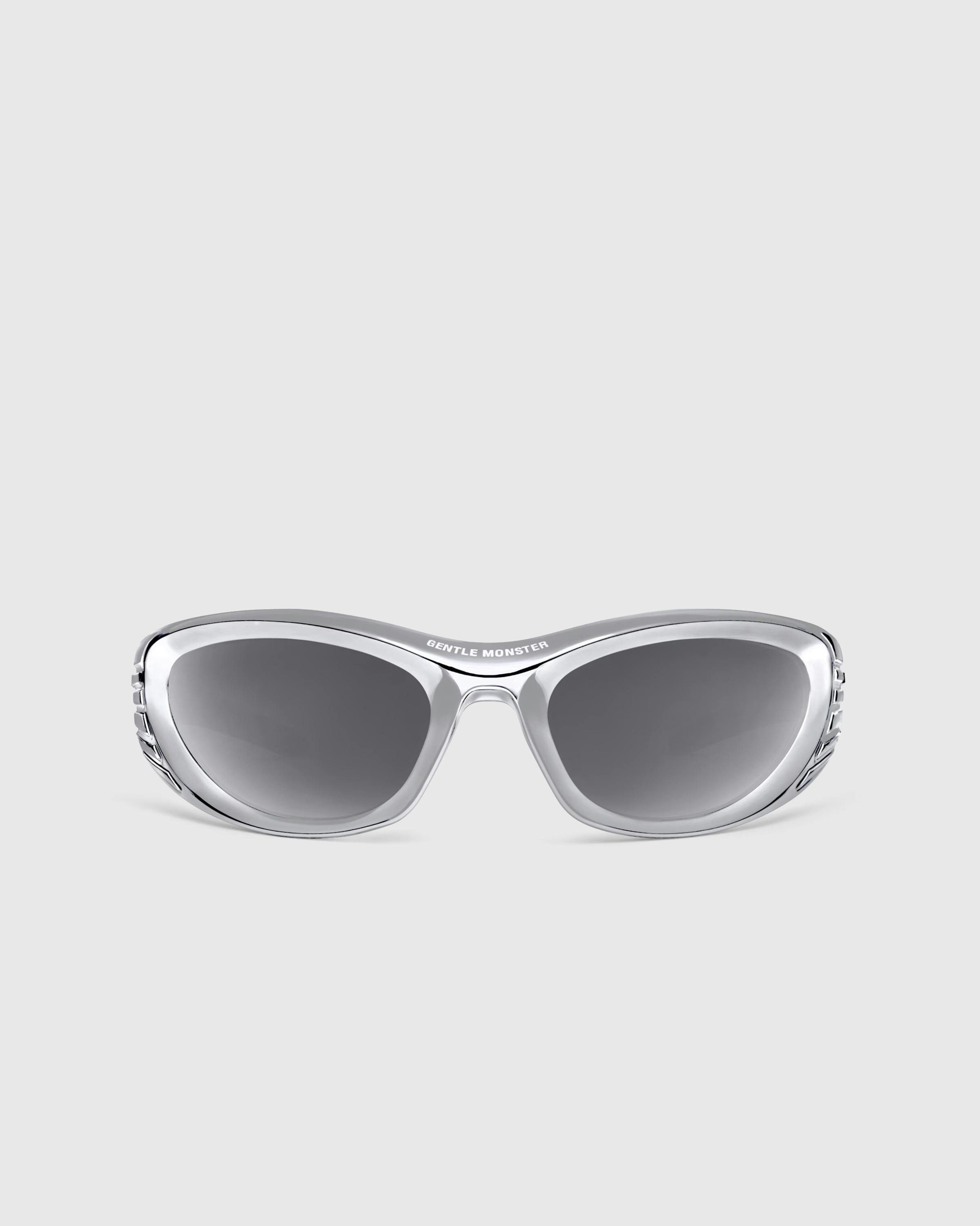 Mugler x Gentle Monster – Spiral 02 Chrome - Sunglasses - Silver - Image 1