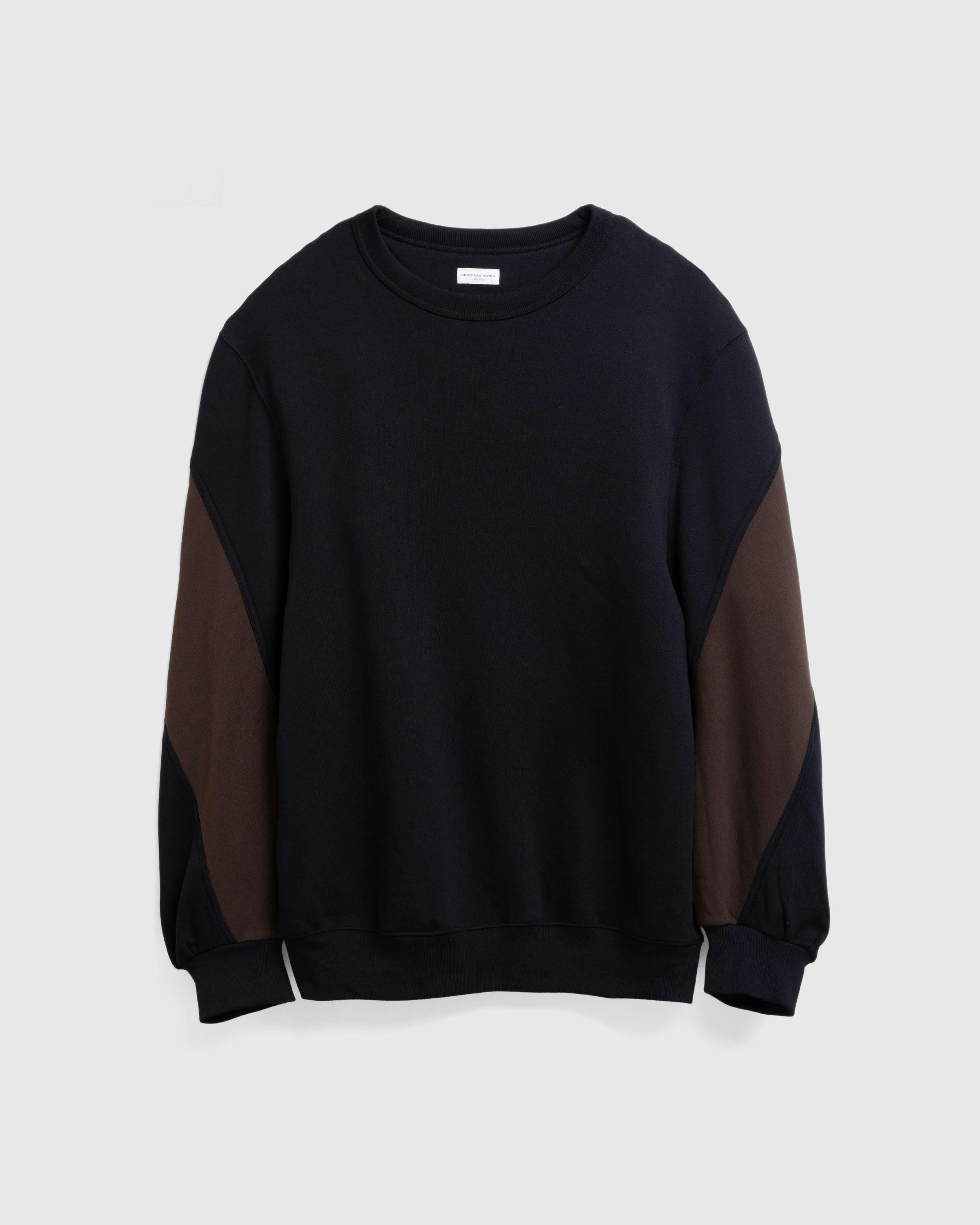 Dries van Noten – Handy Sweater Black - Crewnecks - Black - Image 1