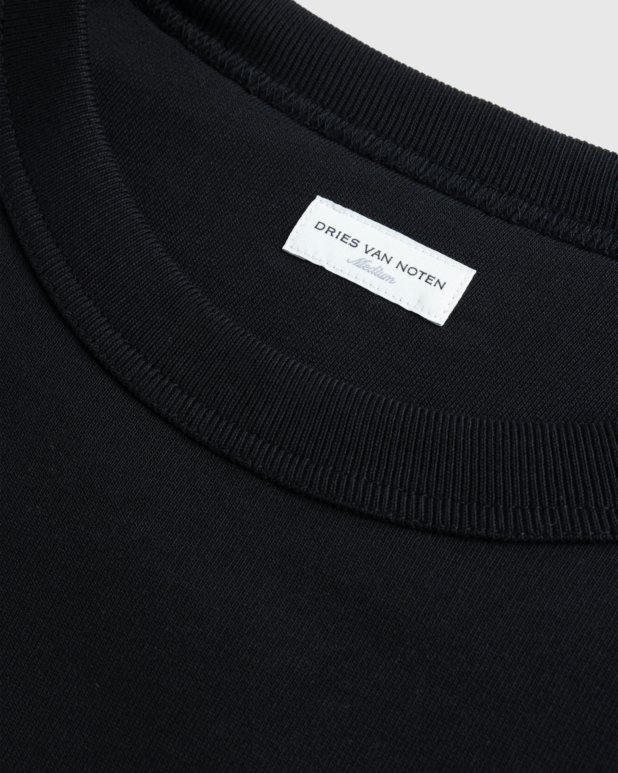 Dries van Noten – Handy Sweater Black - Crewnecks - Black - Image 6