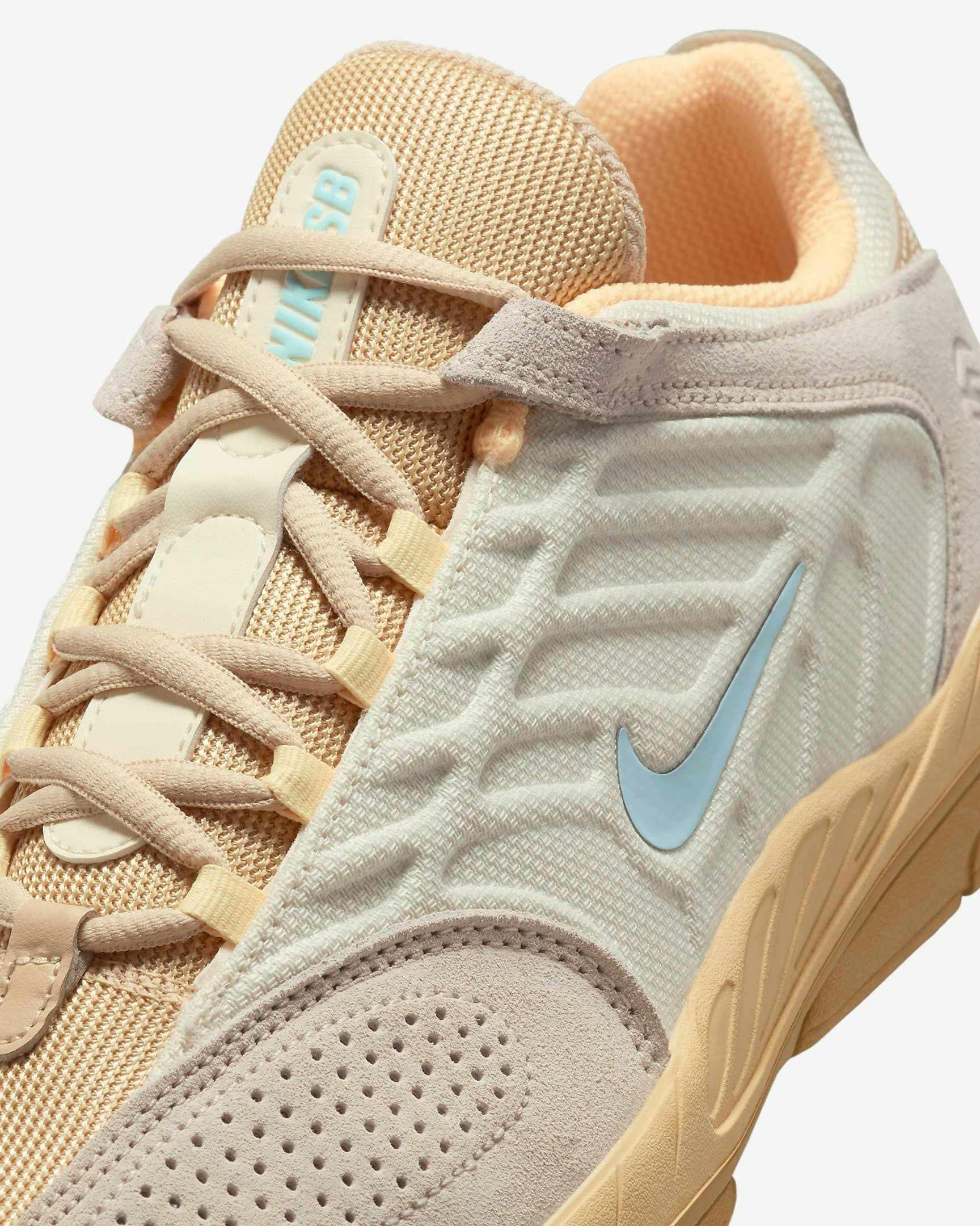 Nike SB's Vertebrae skate sneaker in beige and earth-toned colorways