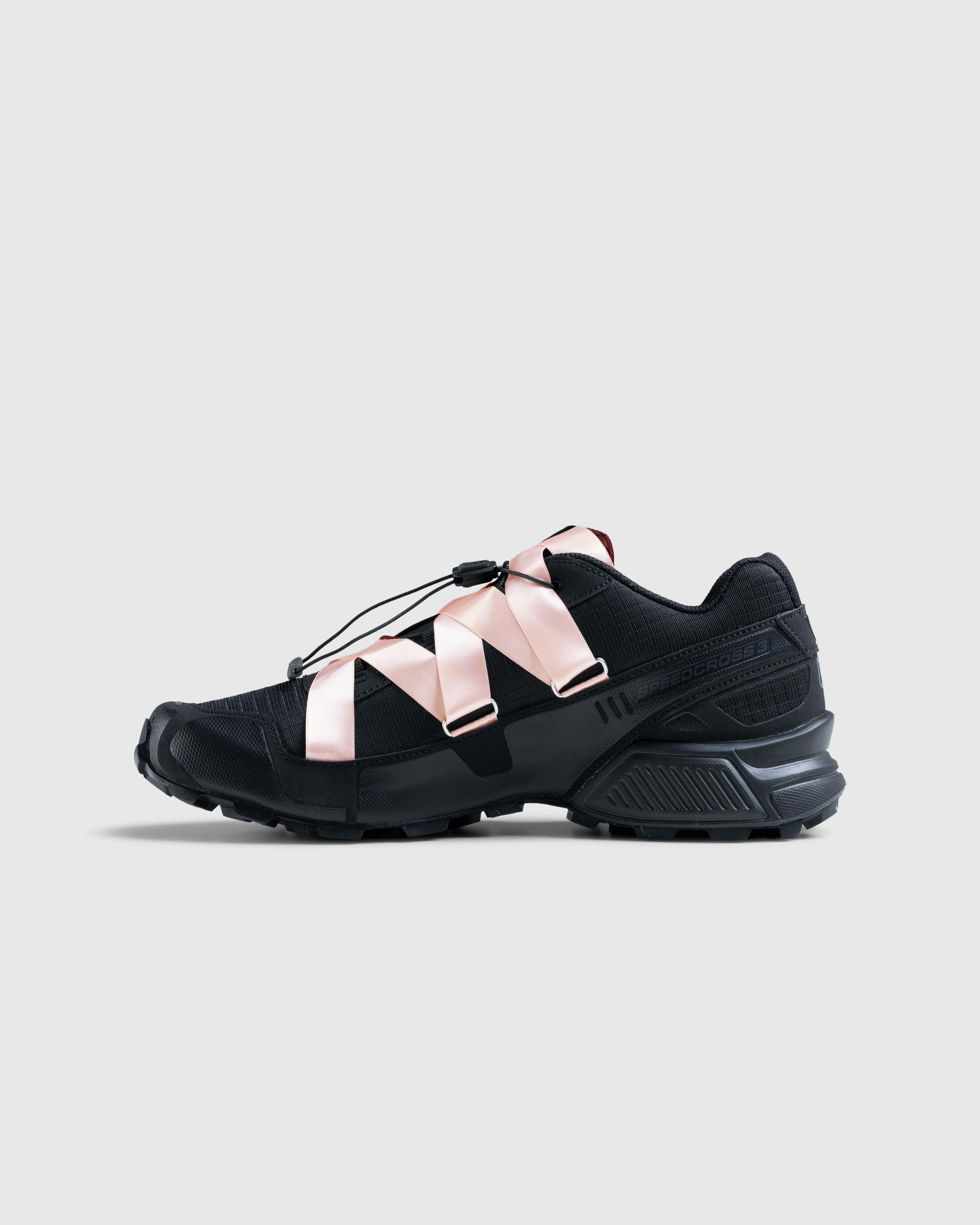 Salomon x Sandy Liang – Speedcross 3 Ribbon Black/Black/Cloud Pink - Low Top Sneakers - Black - Image 4