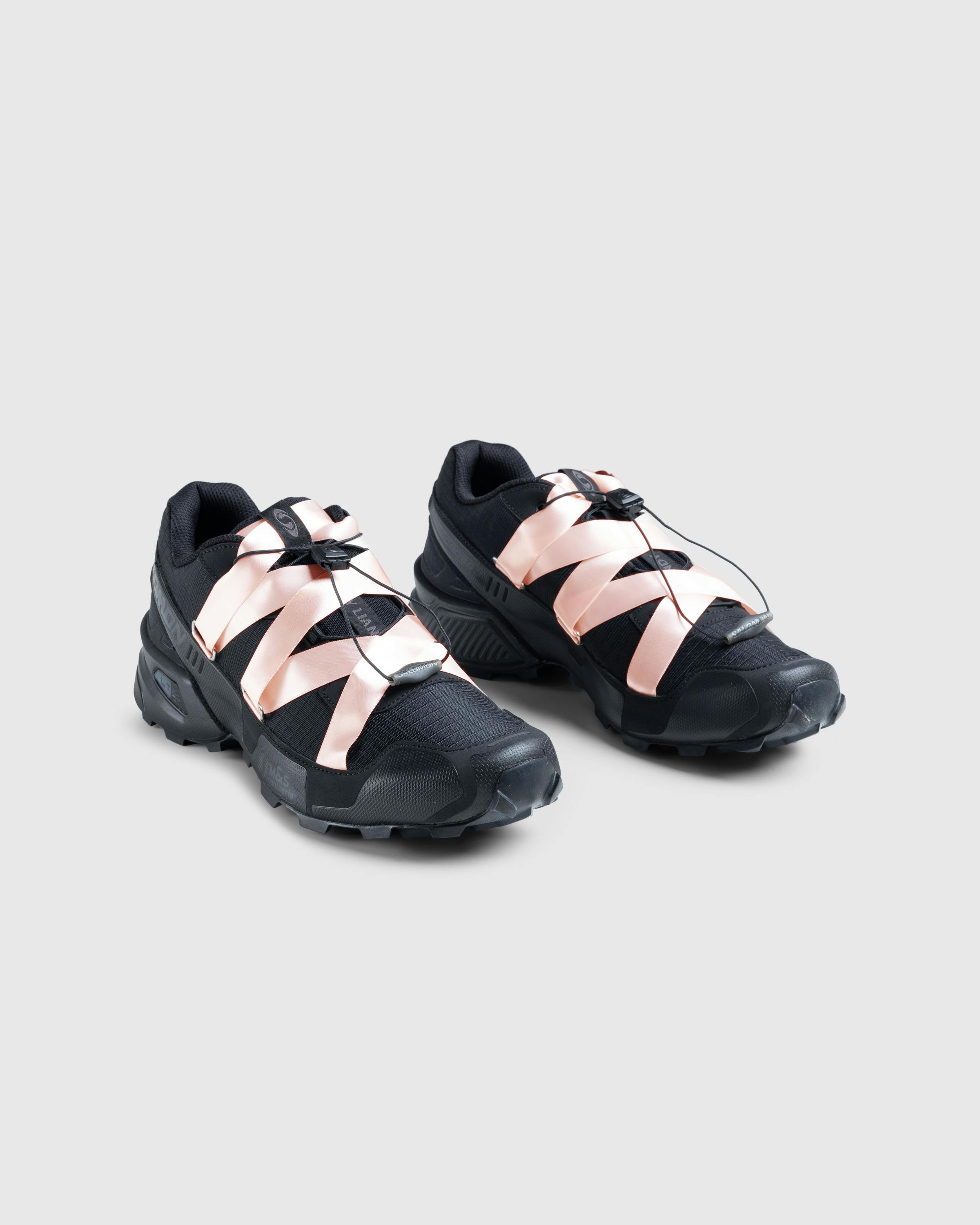 Salomon x Sandy Liang – Speedcross 3 Ribbon Black/Black/Cloud Pink - Low Top Sneakers - Black - Image 3