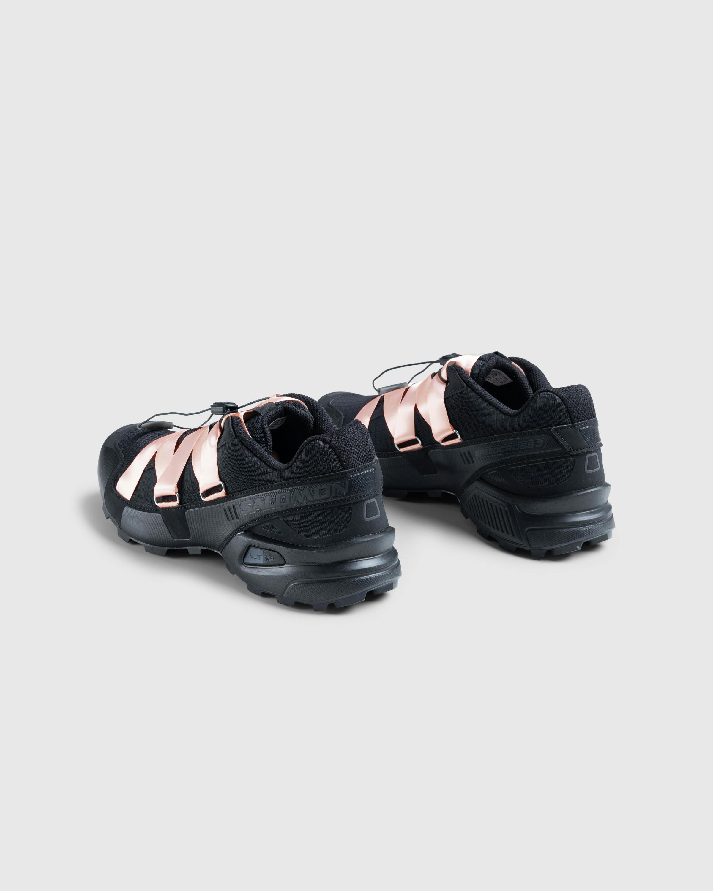 Salomon x Sandy Liang – Speedcross 3 Ribbon Black/Black/Cloud Pink - Low Top Sneakers - Black - Image 6