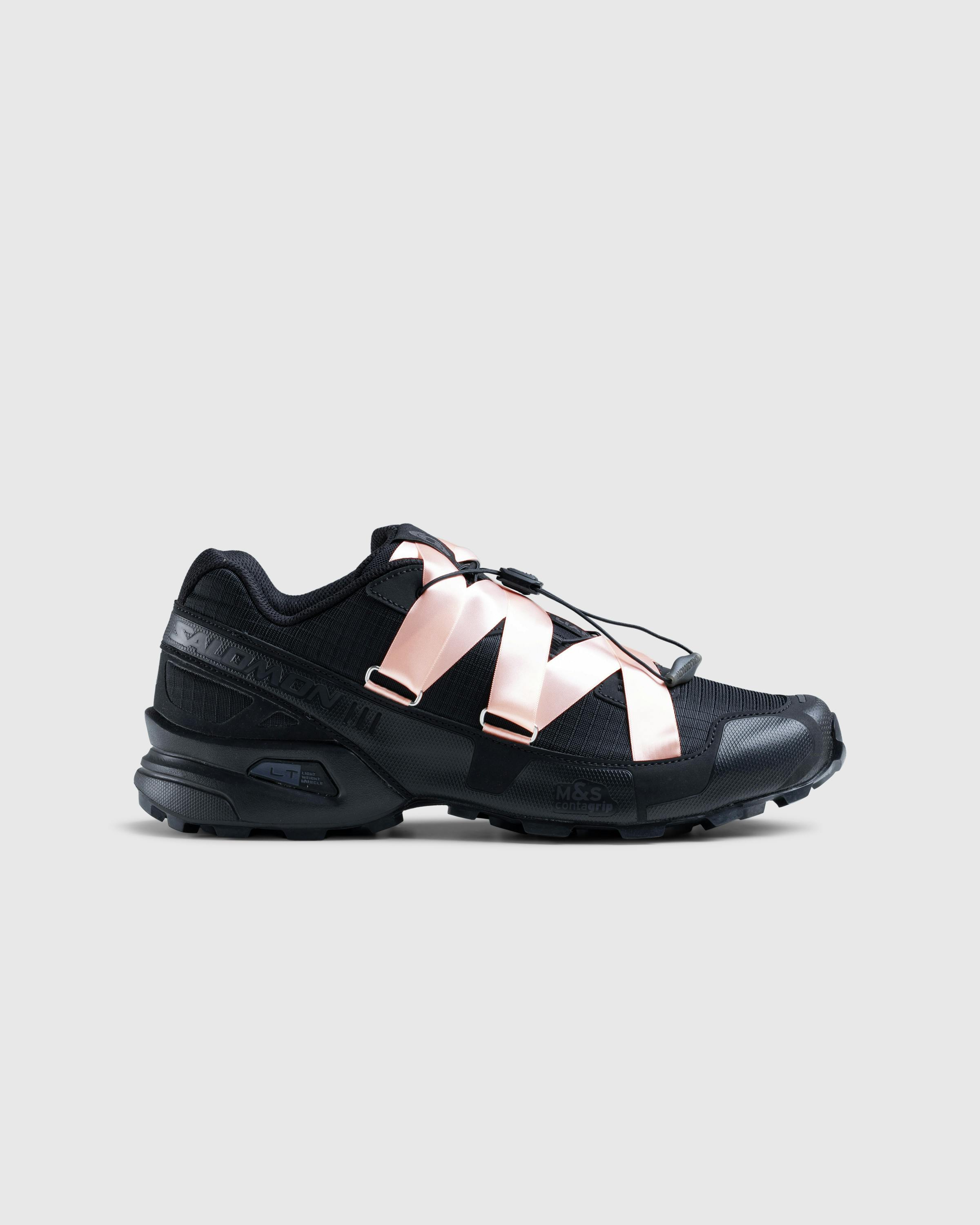 Salomon x Sandy Liang – Speedcross 3 Ribbon Black/Black/Cloud Pink - Low Top Sneakers - Black - Image 1