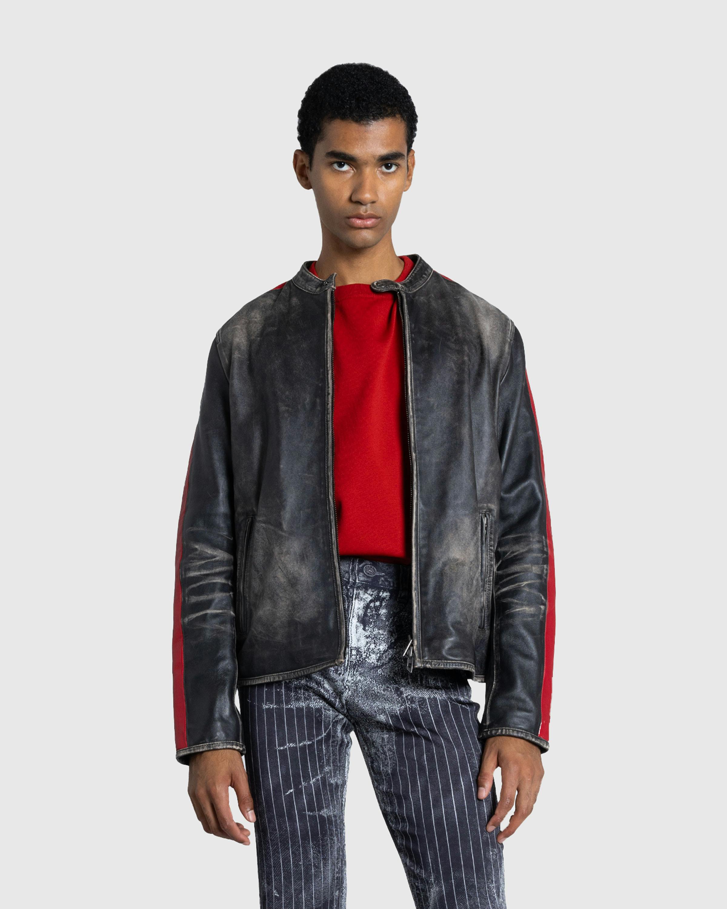 Diesel – L-Renn Jacket Black - Leather Jackets - Black - Image 2