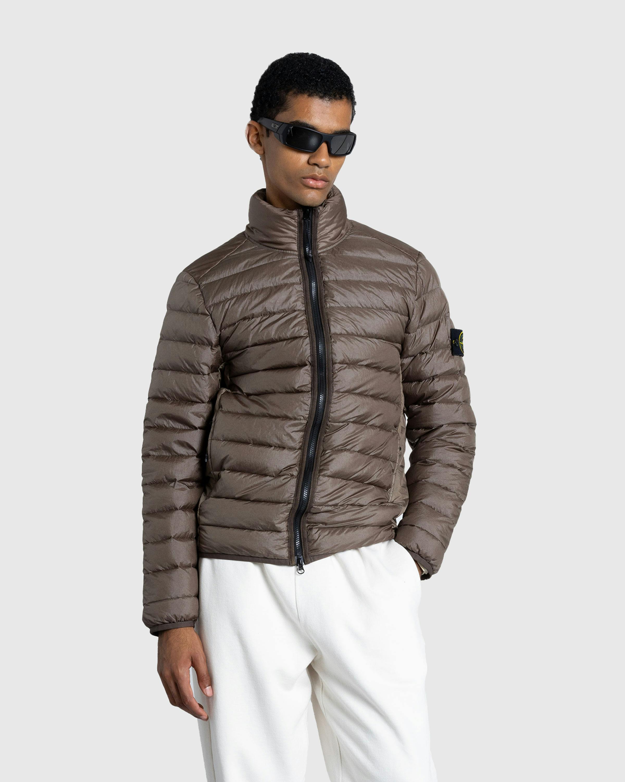 Stone Island – Real Down Jacket Walnut | Highsnobiety Shop