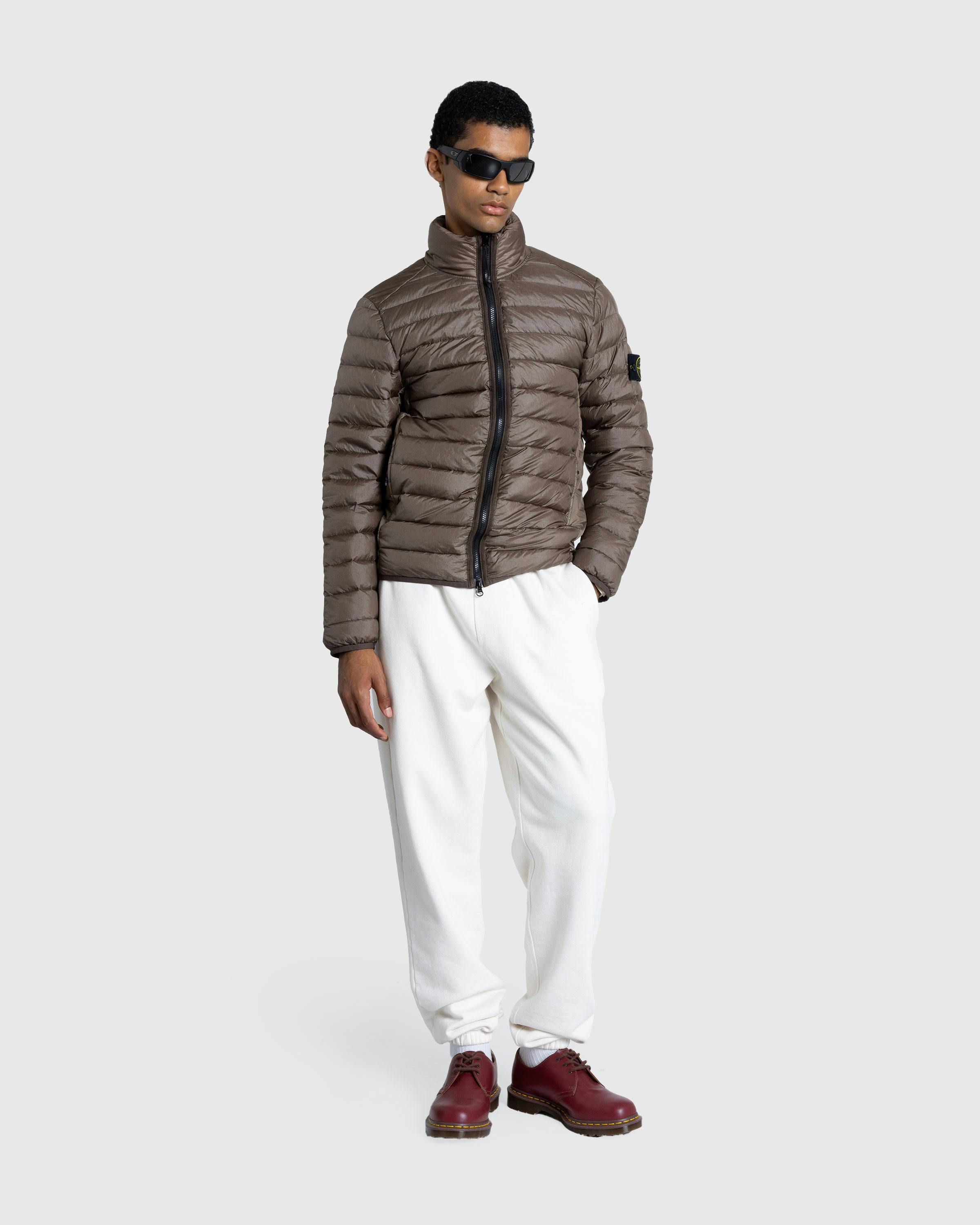 Stone Island – Real Down Jacket Walnut - Windbreakers - Brown - Image 3