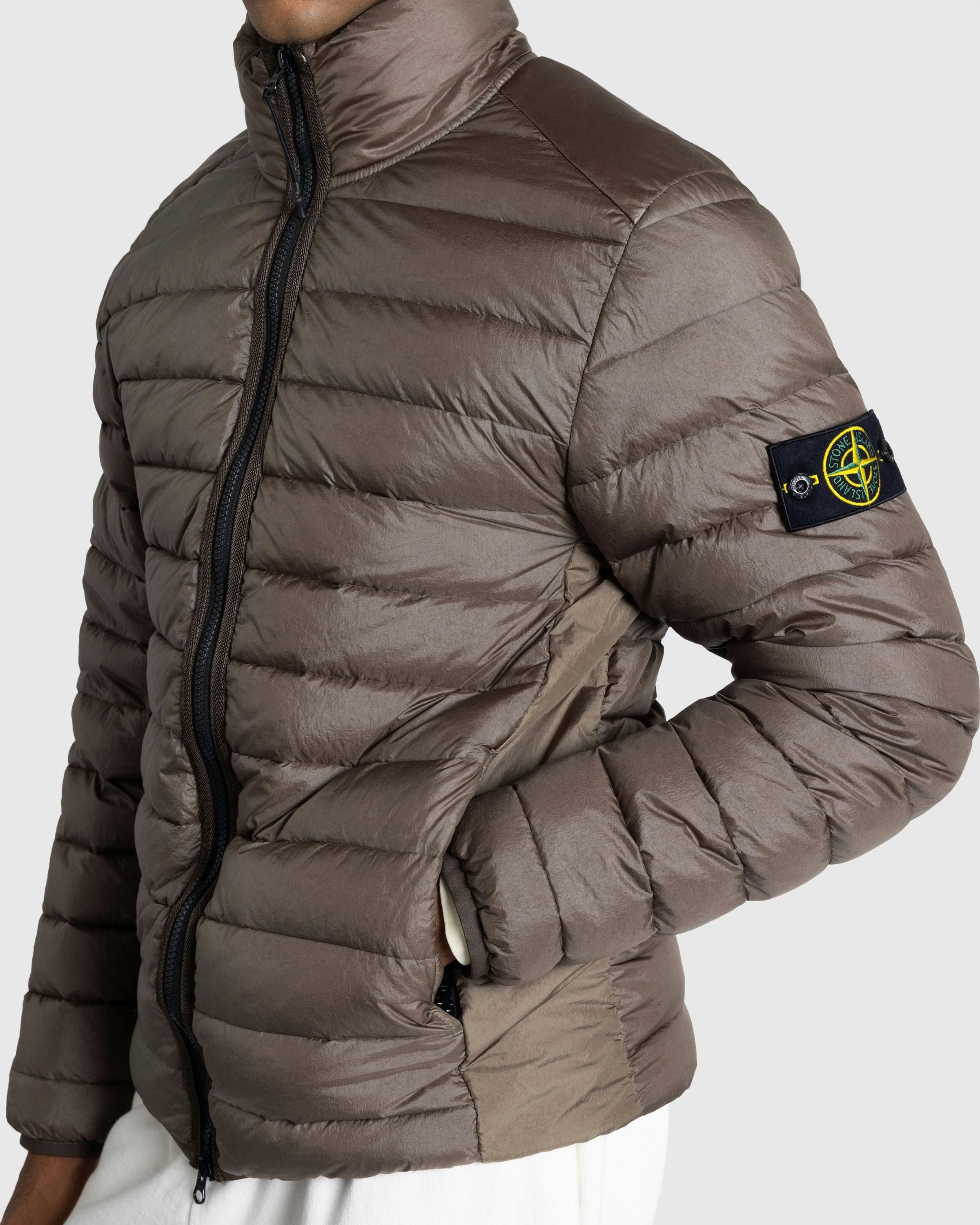 Stone Island – Real Down Jacket Walnut - Windbreakers - Brown - Image 5