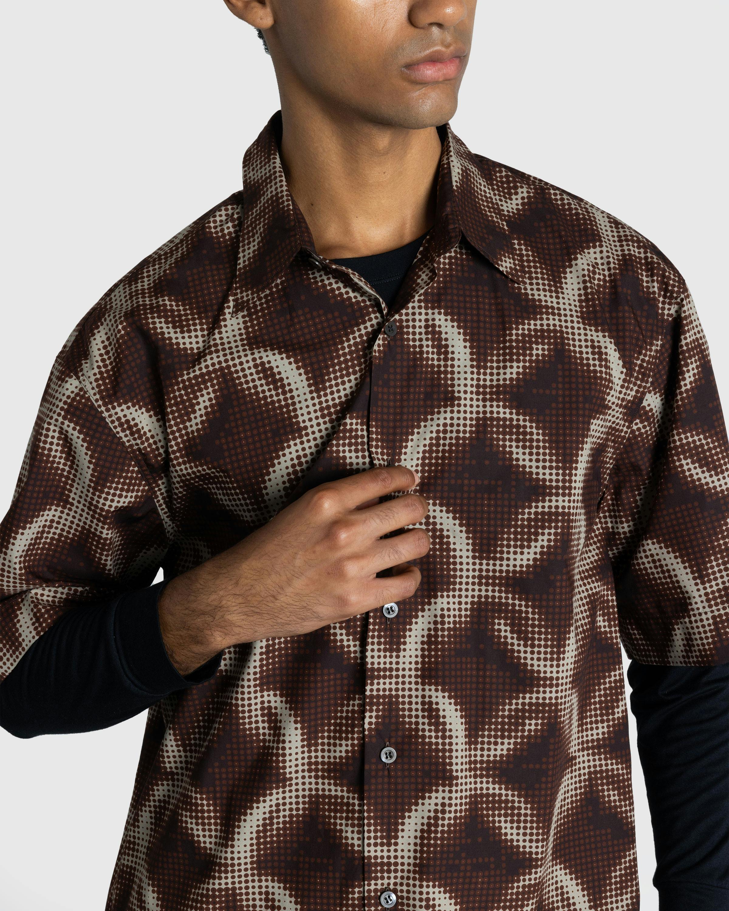 Dries van Noten – Cassidye Shirt Brown - Shortsleeve Shirts - Brown - Image 5