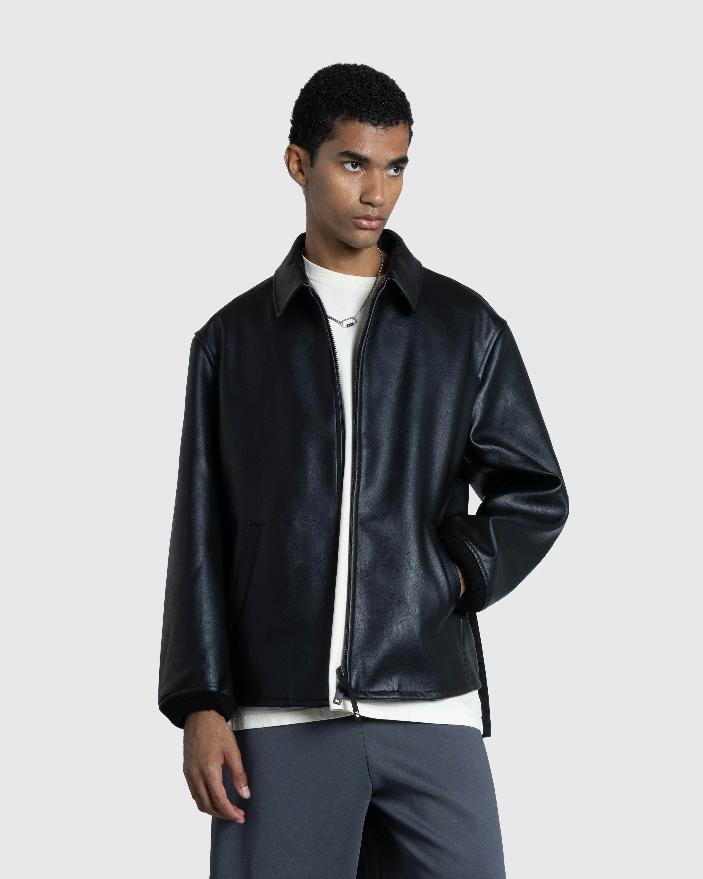 Y-3 – Pleather Jacket Black | Highsnobiety Shop