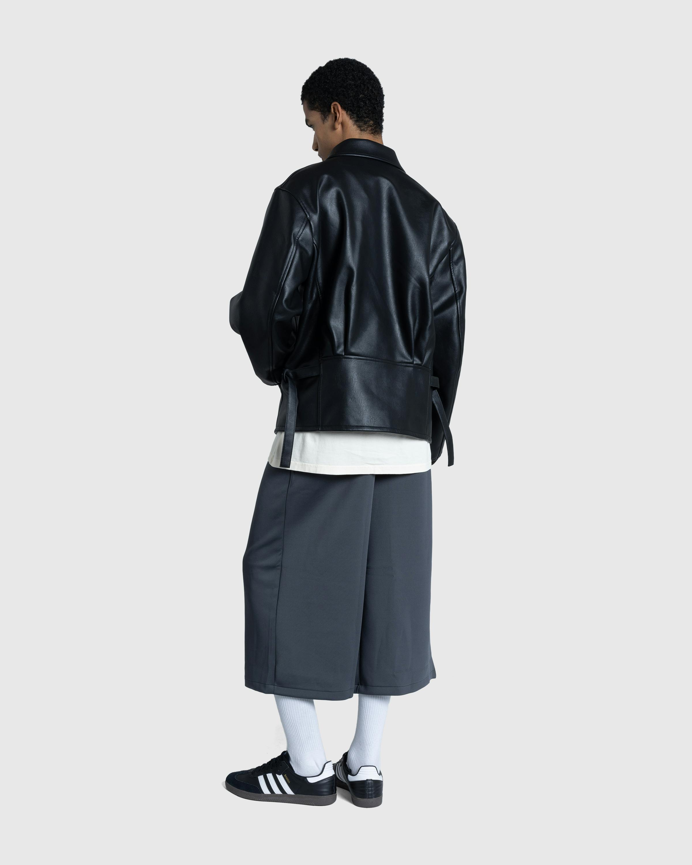 Y-3 – Pleather Jacket Black - Leather Jackets - Image 4