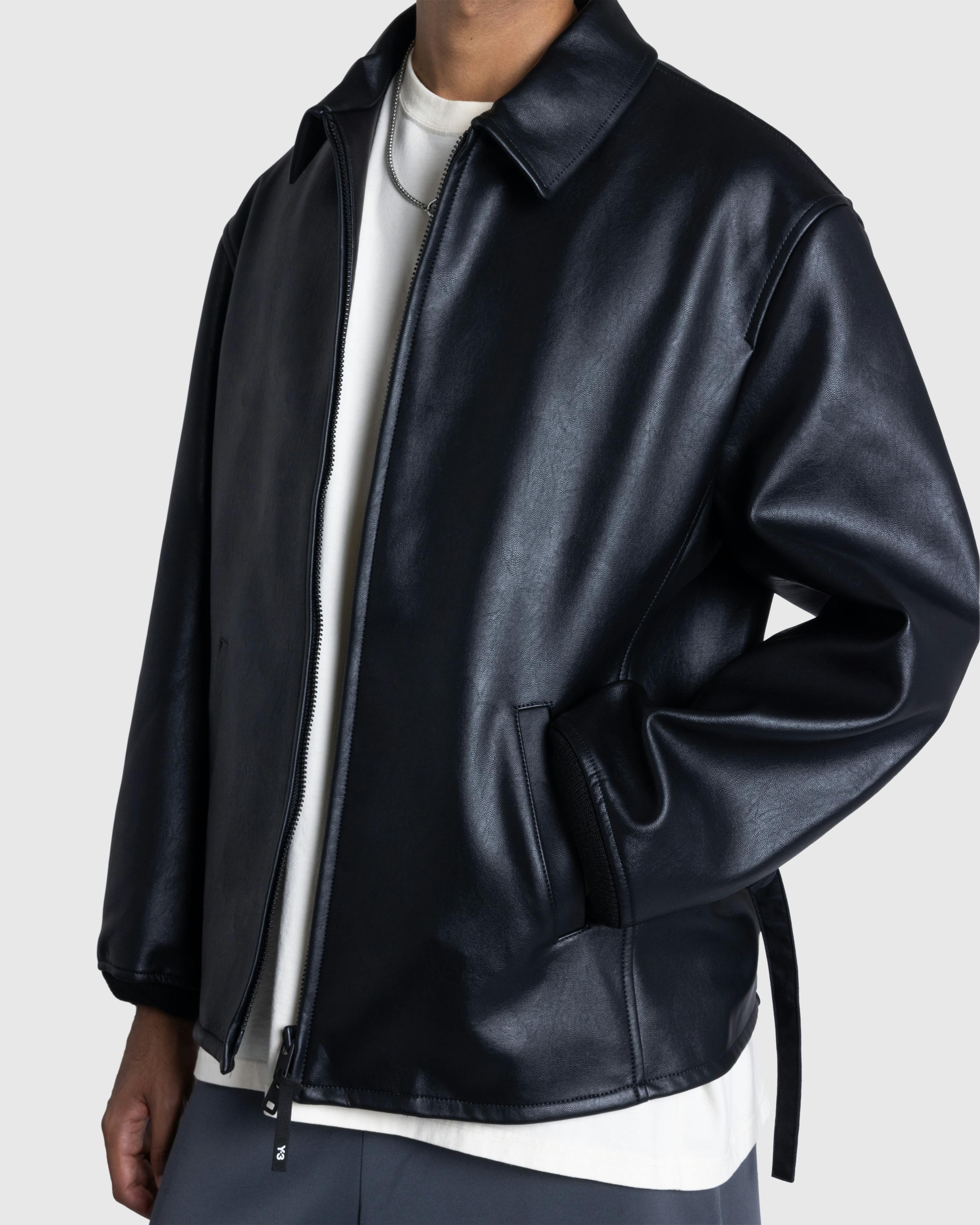 Y-3 – Pleather Jacket Black - Leather Jackets - Image 5