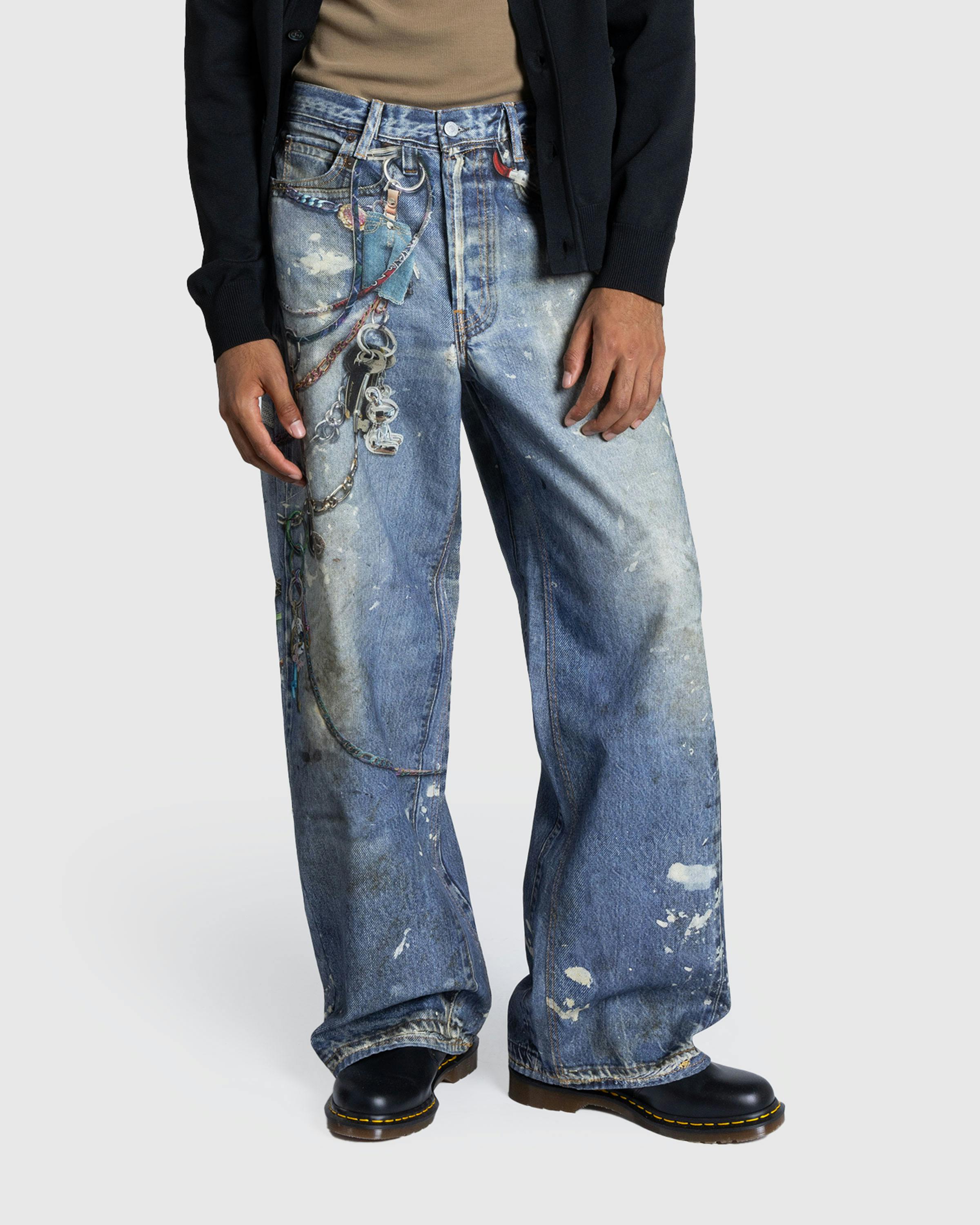 Acne Studios – Loose Fit Jeans 1981M Mid Blue - Trousers - Blue - Image 2