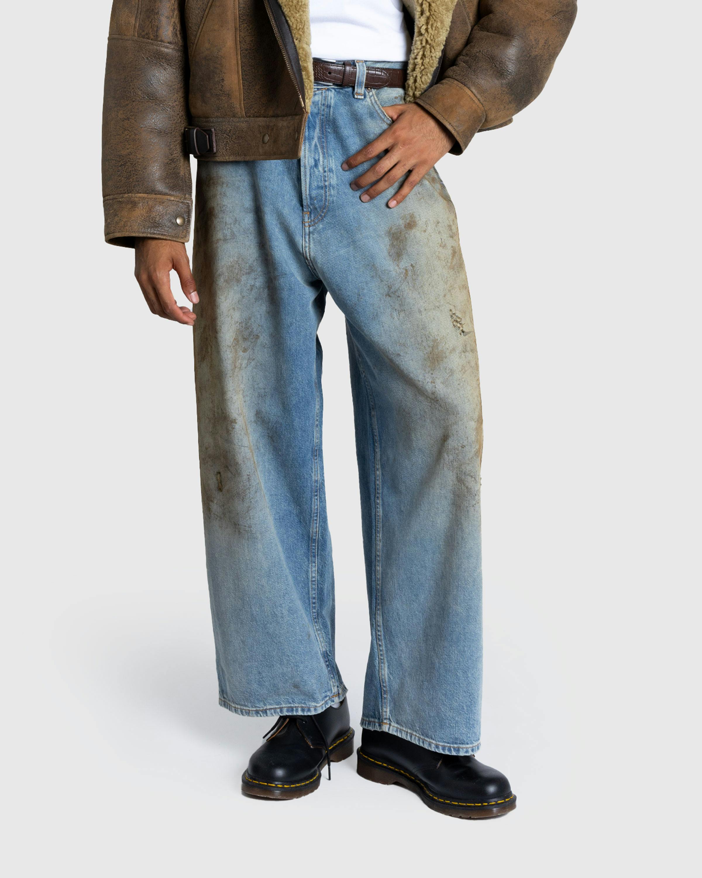 Acne Studios – Super Baggy Fit Jeans 2023M Penicillin Mid Blue - Denim - Blue - Image 2