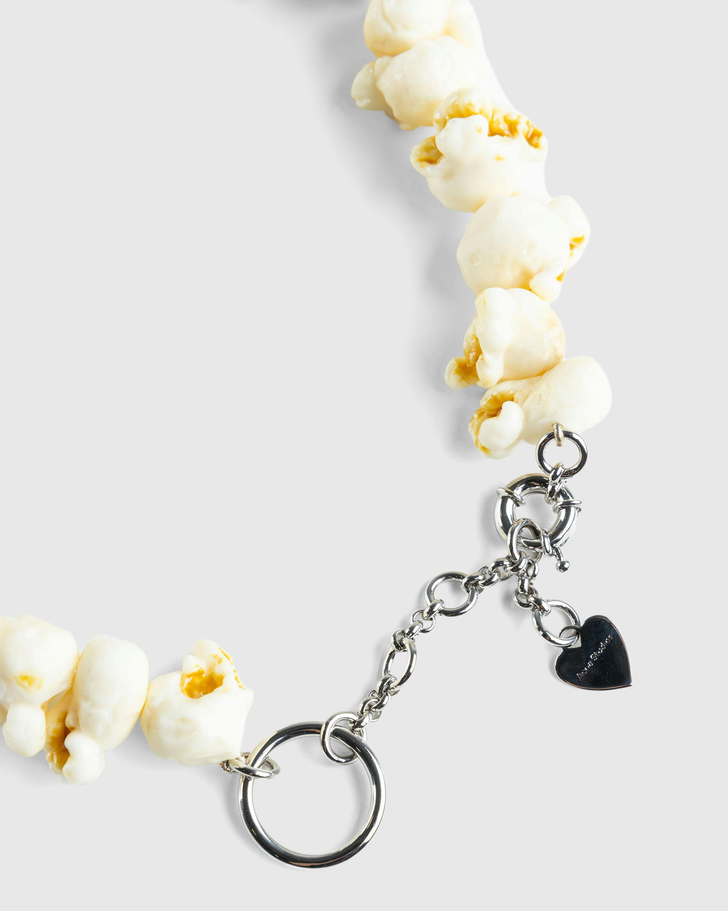 Acne Studios – Popcorn Necklace Silver/White - Necklaces - Silver - Image 3