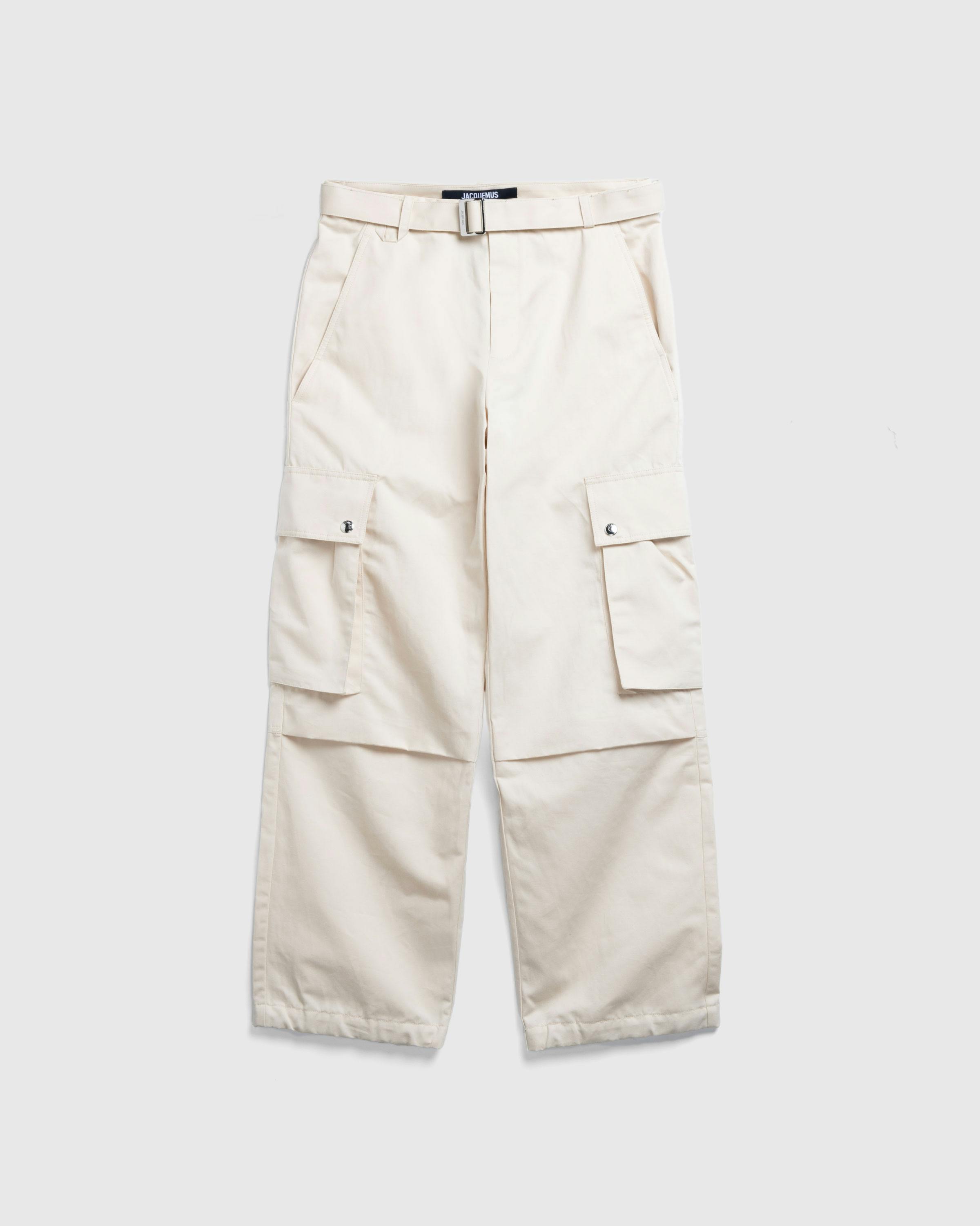 JACQUEMUS – Le Cargo Beige - Cargo Pants - Beige - Image 1