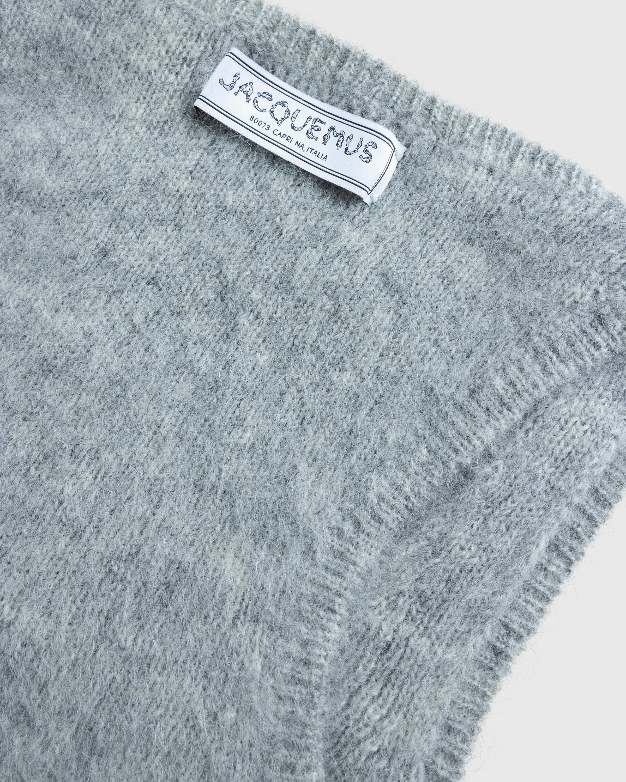 JACQUEMUS – Le Débardeur Pitatto Grey - Tank Tops - Grey - Image 6