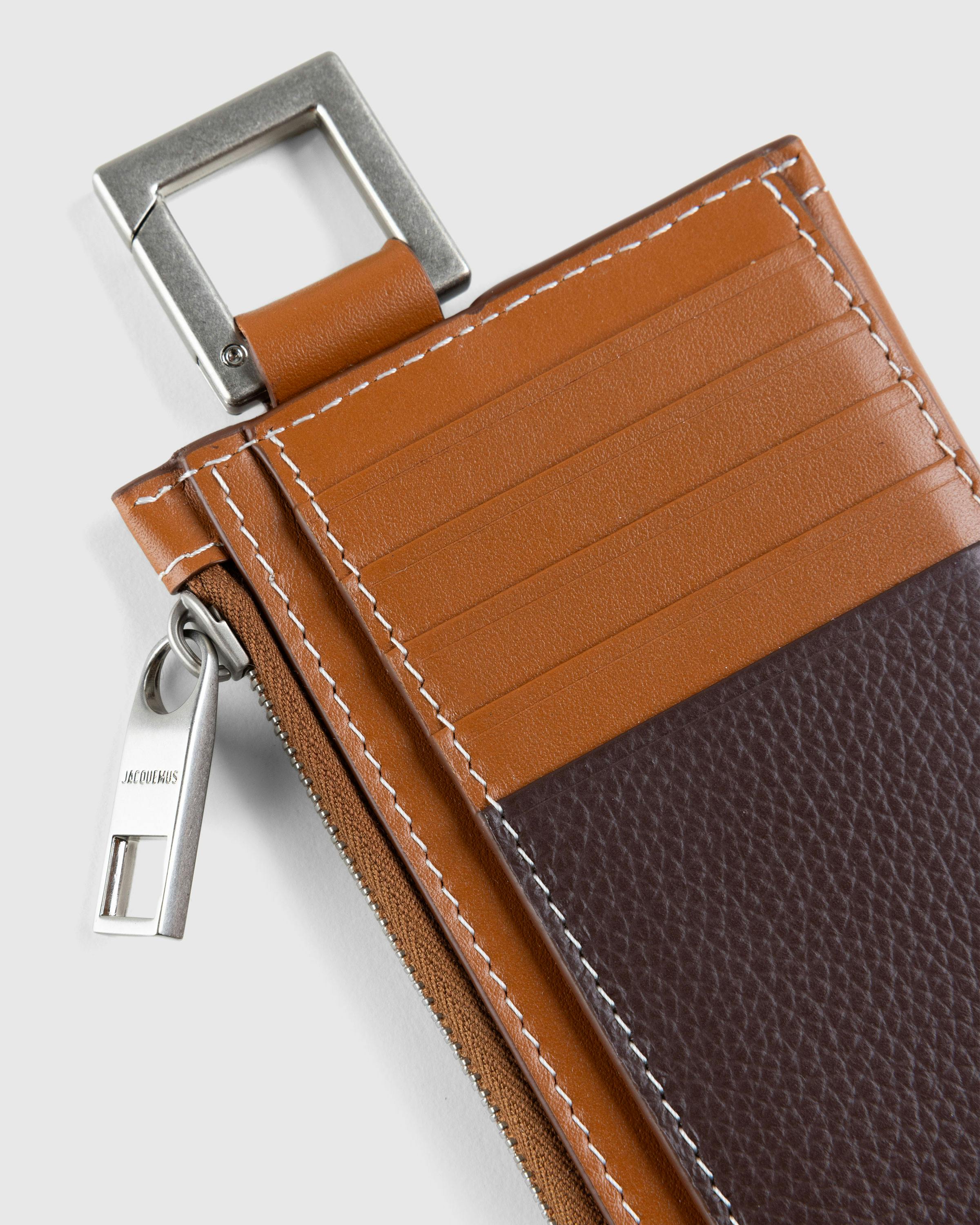 JACQUEMUS – Le Porte-Zippé Cuerda Light Brown - Wallets - Brown - Image 3