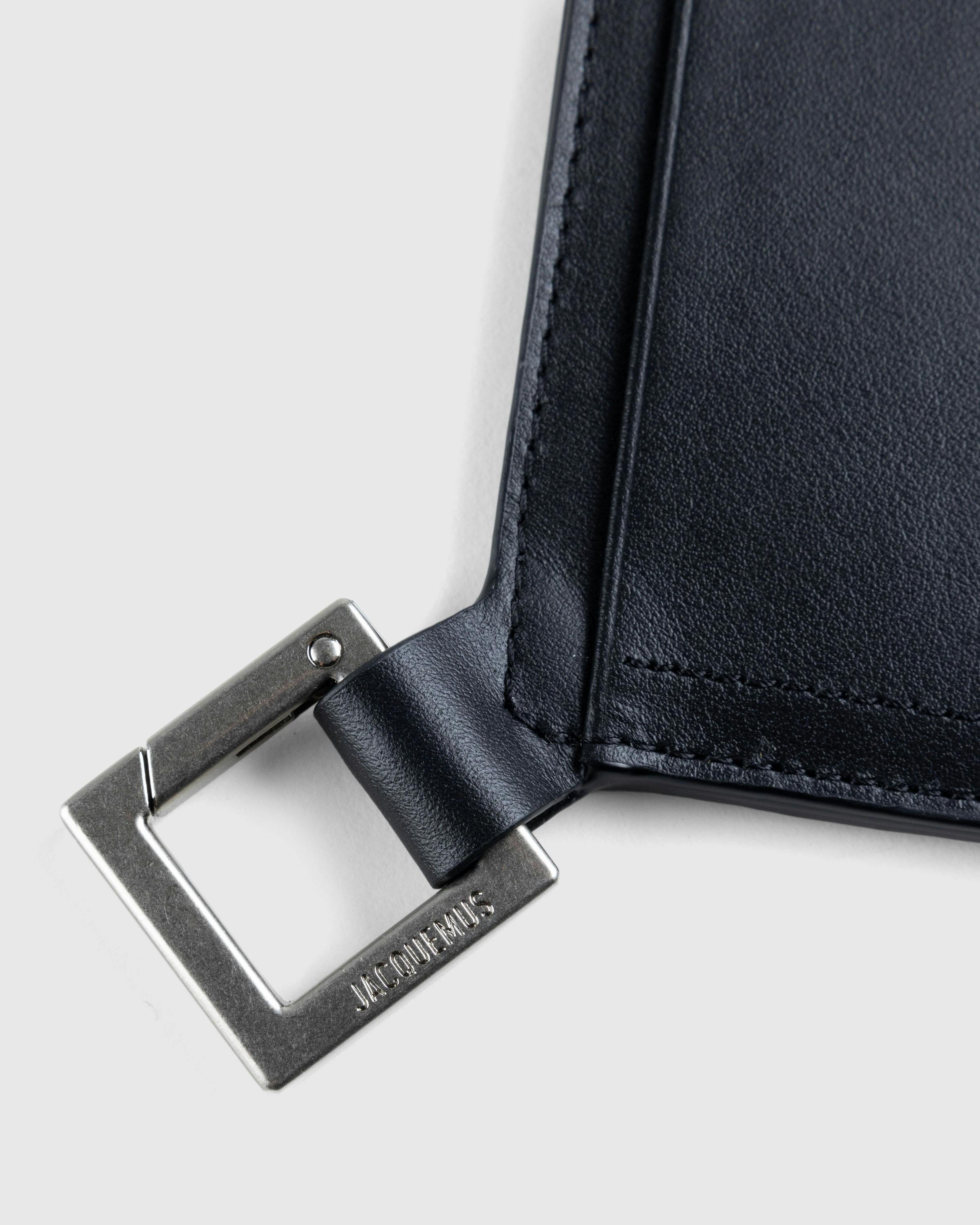 JACQUEMUS – Le Porte-Cartes Cuerda Black - Wallets - Black - Image 4