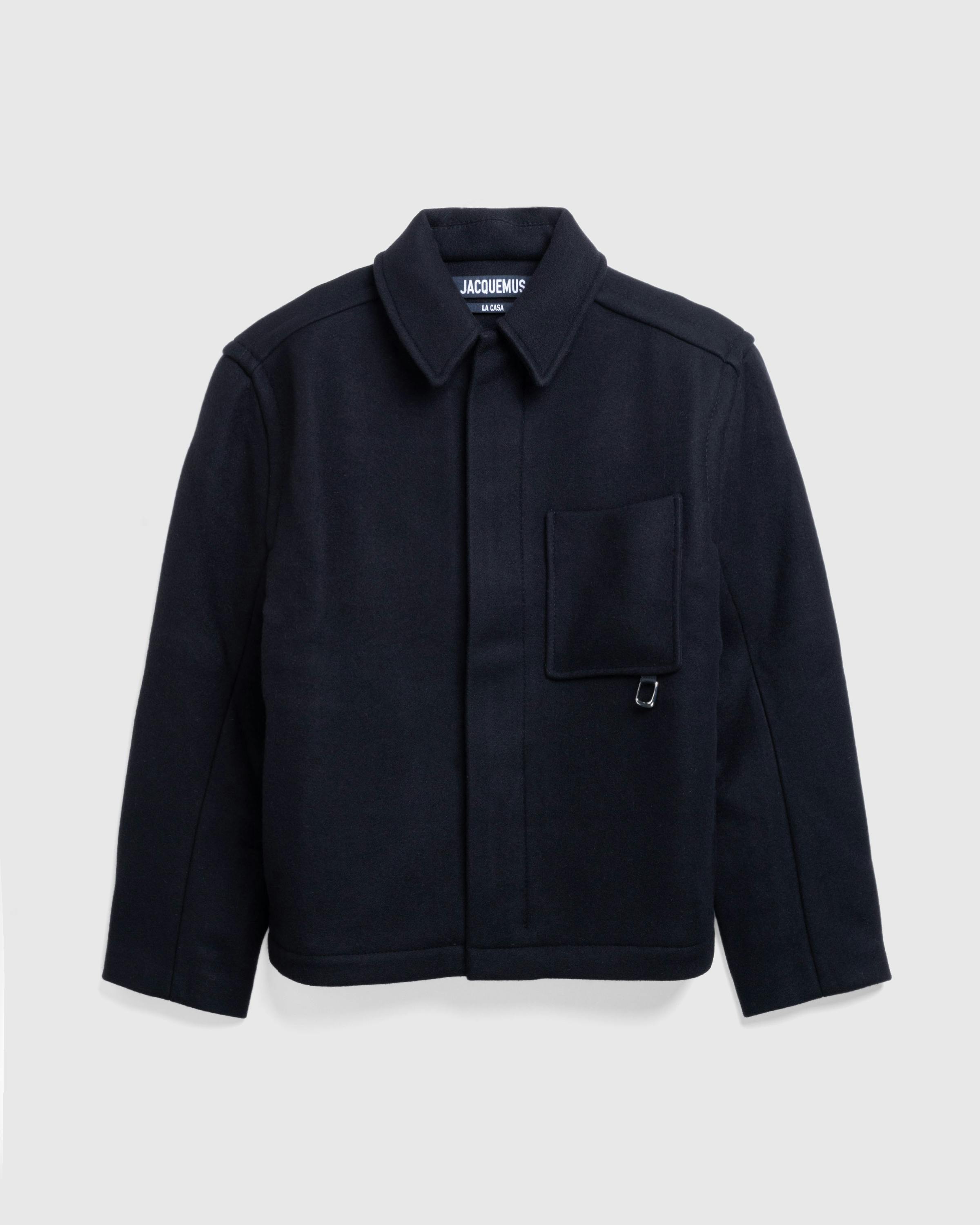 JACQUEMUS – Le Manteau Court Black - Jackets - Black - Image 1