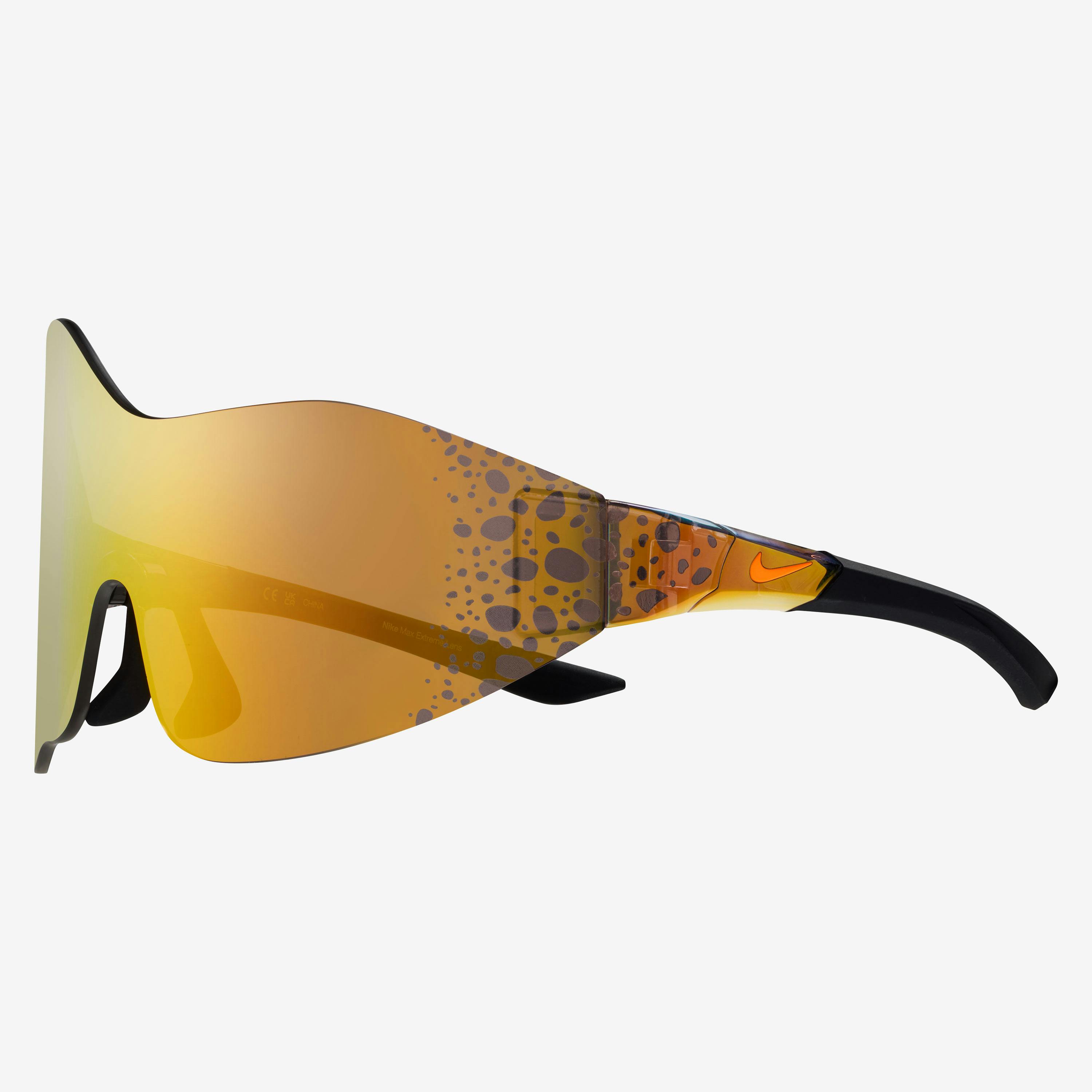 Nike Athena & Zeus Sunglasses in asymmetric yellow and black colors