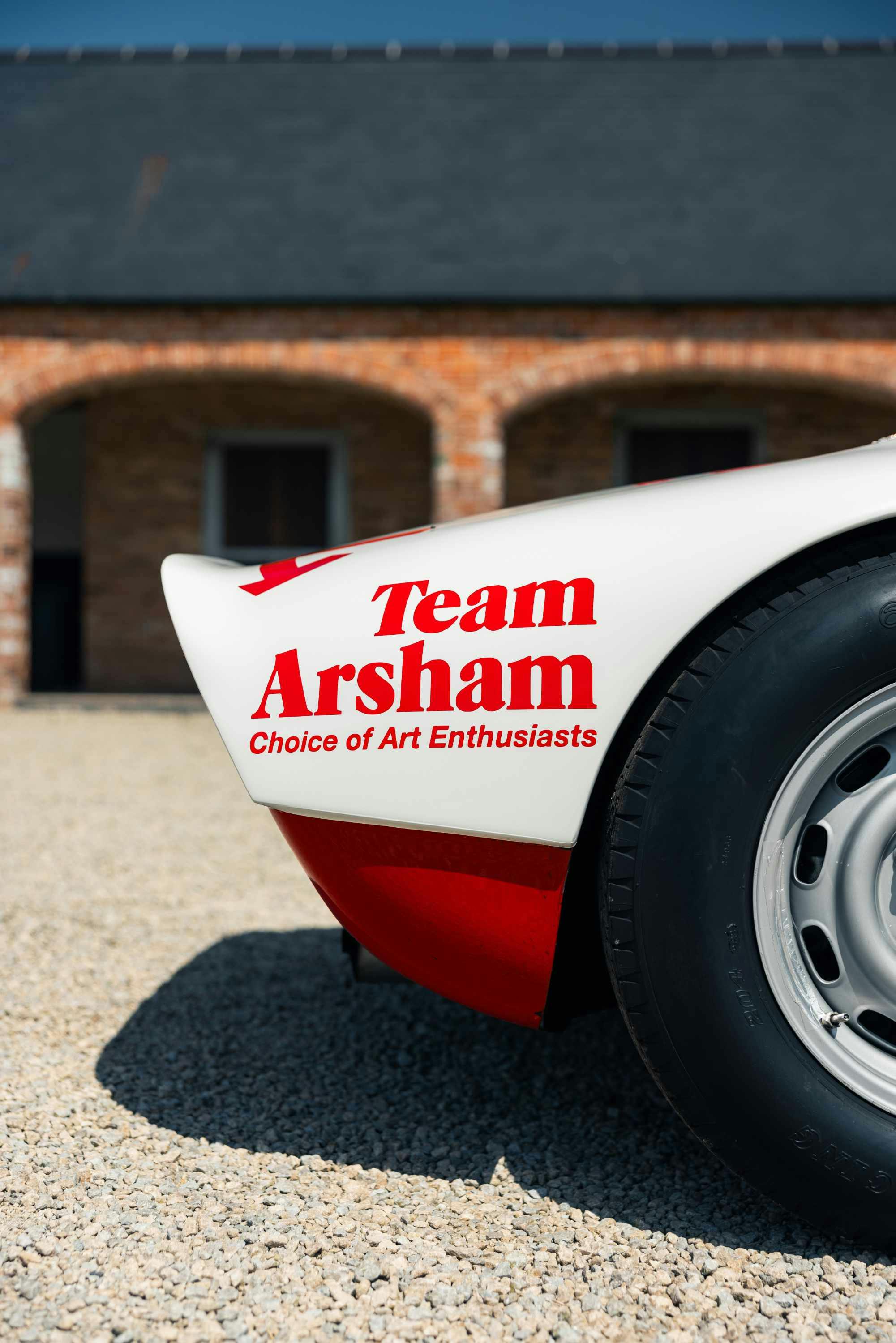 Daniel Arsham x Team Ikuzawa racing car for goodwood 2024